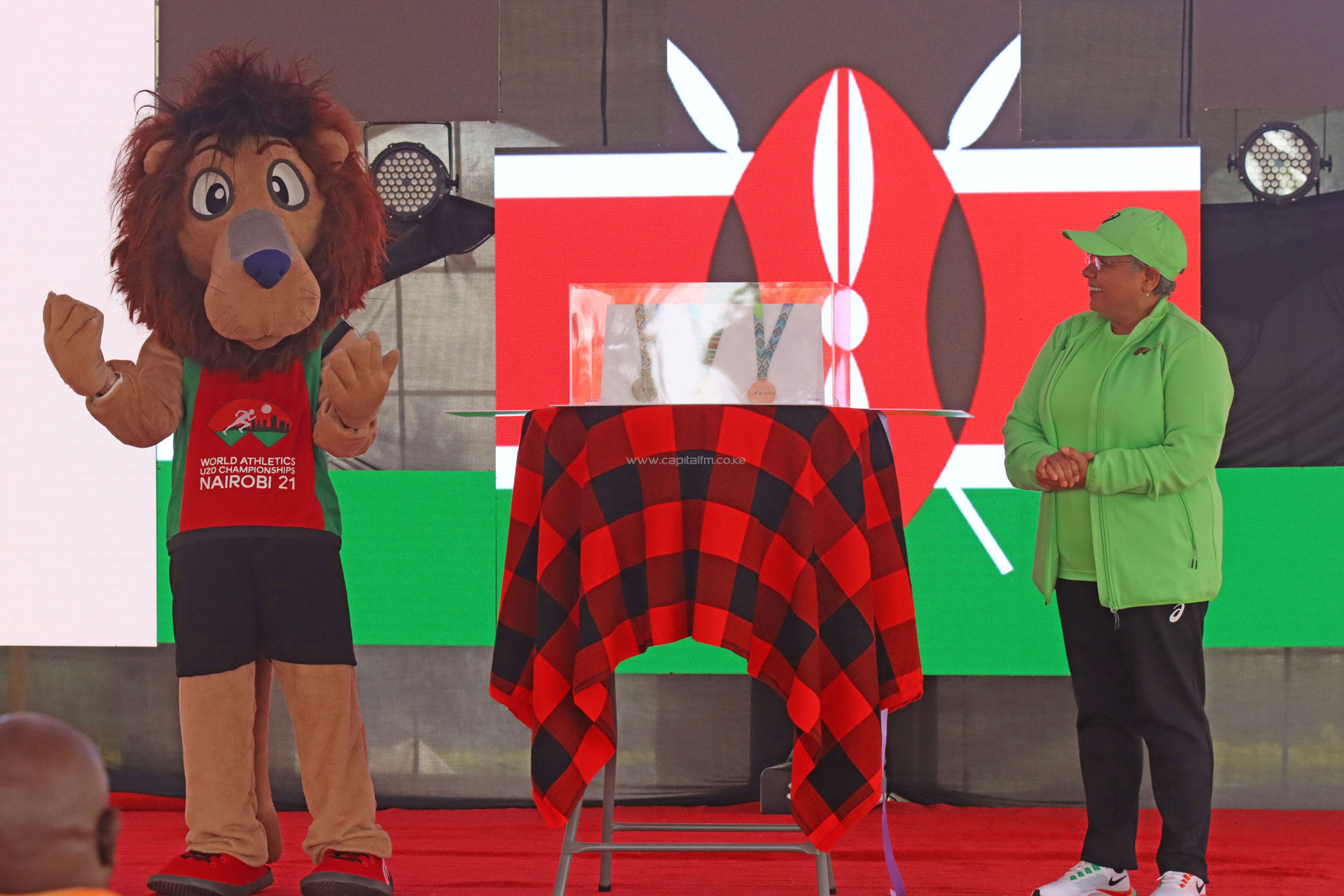 First Lady Margaret Kenyatta unveils Mascot, Medals for World U20
