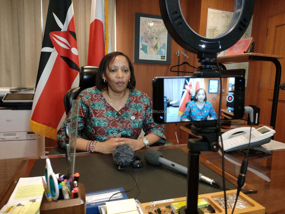 Amb. Irina welcomes first batch of Kenya Para team in Japan ahead of Games