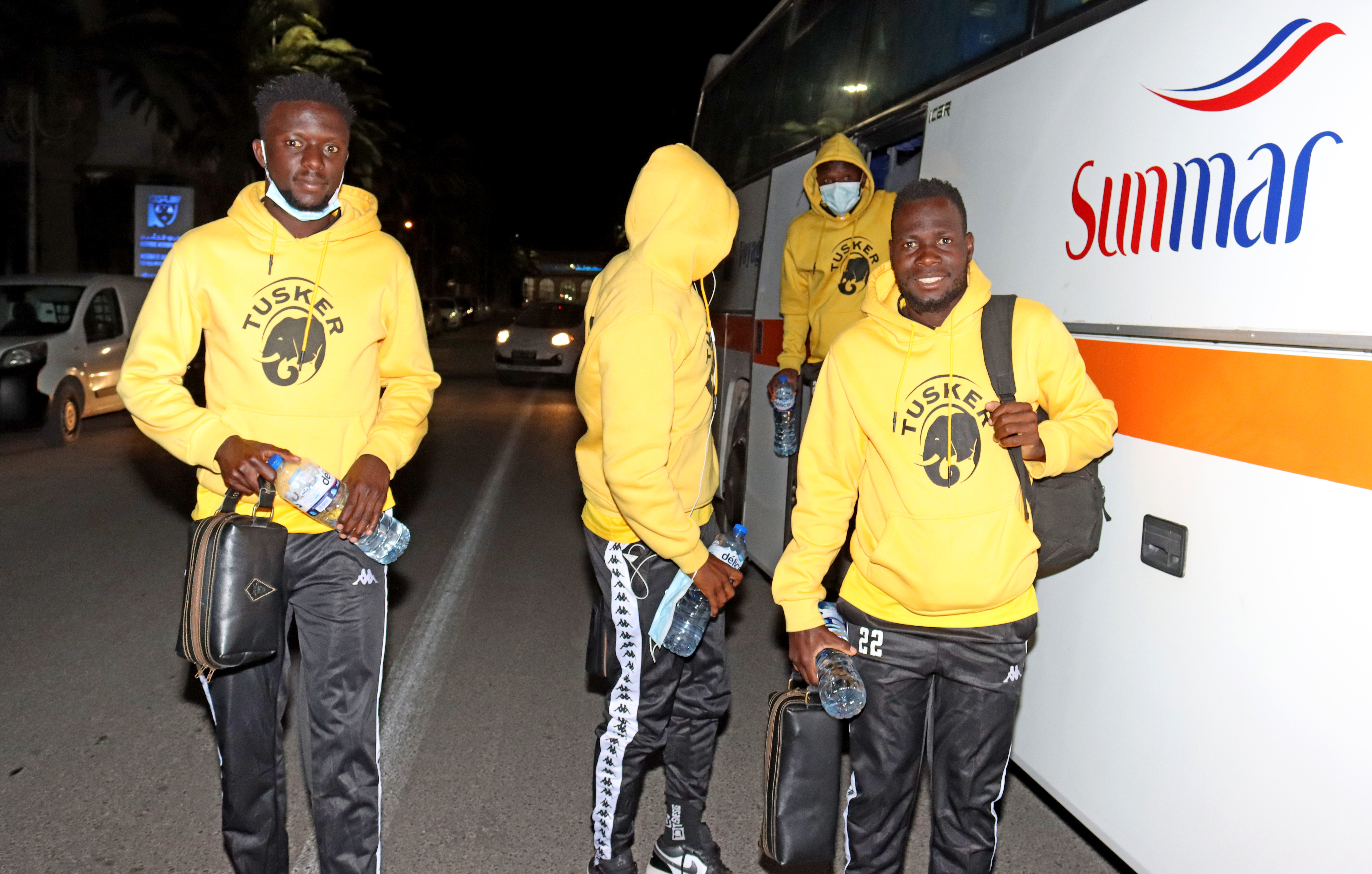 Tusker arrive in Sfax ready for Sunday do or die clash