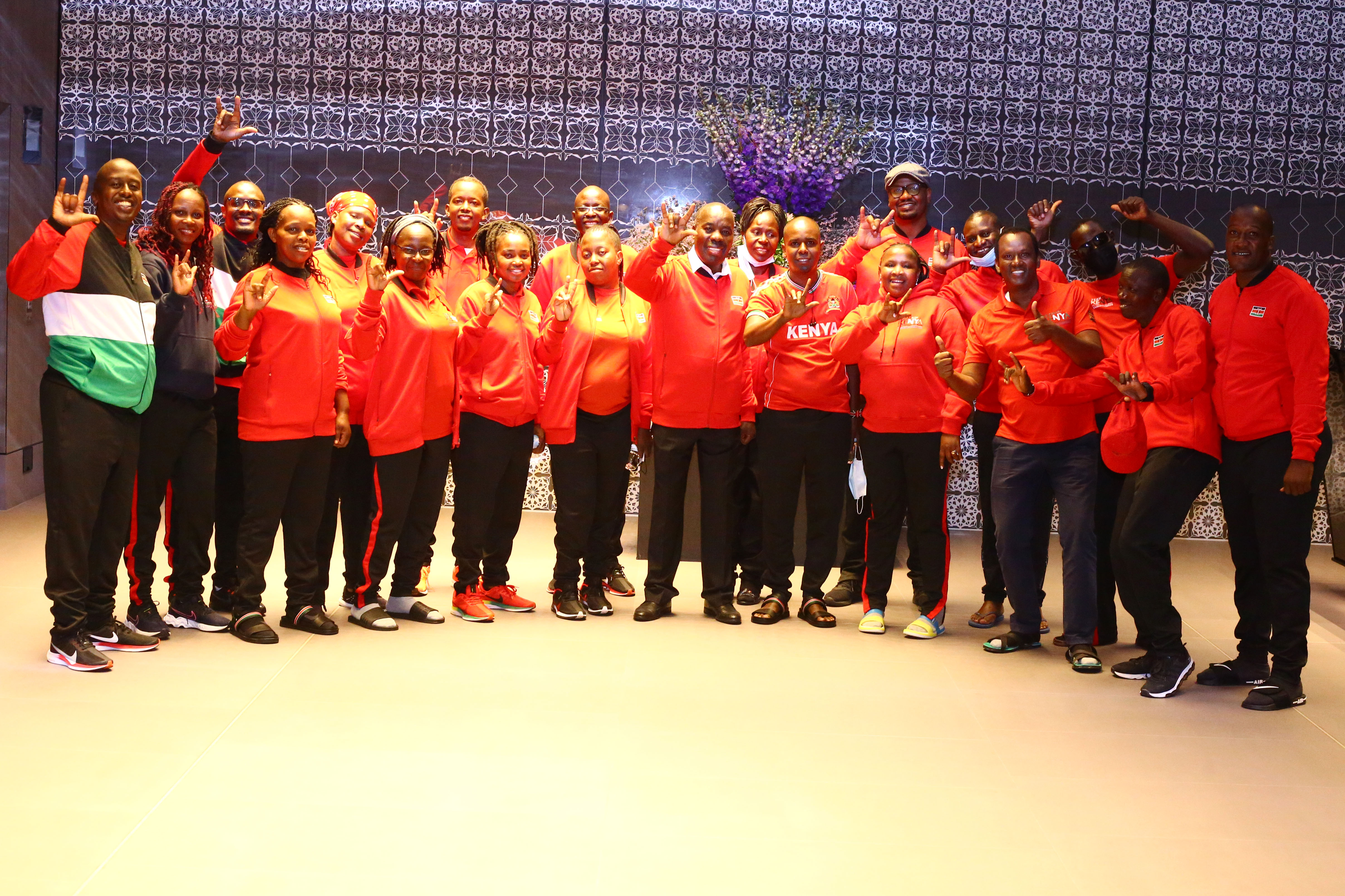 Kenyan Deaflympics team given VIP treatment in Doha transit