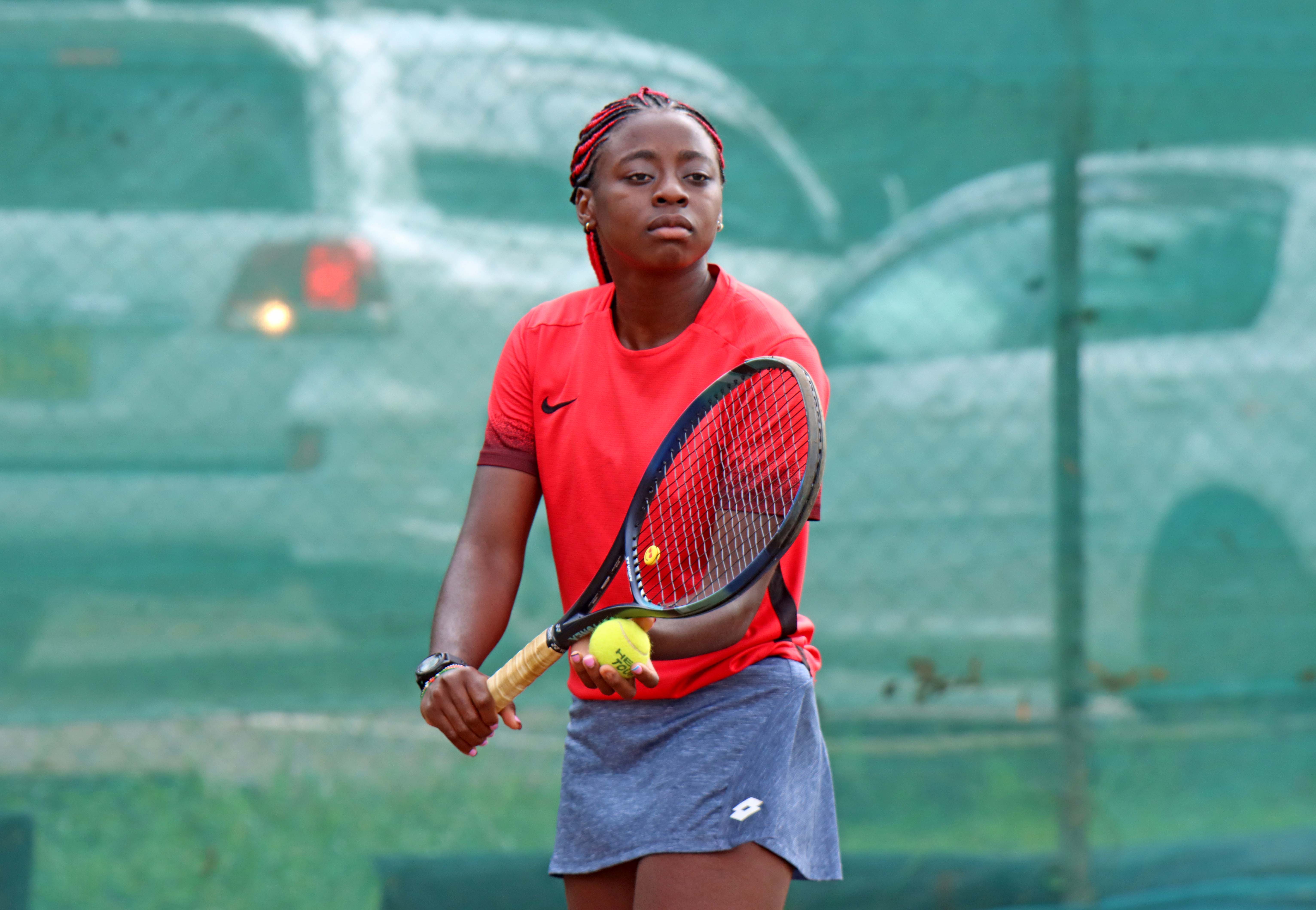 Angie Okutoyi powers into Junior US Open doubles second round