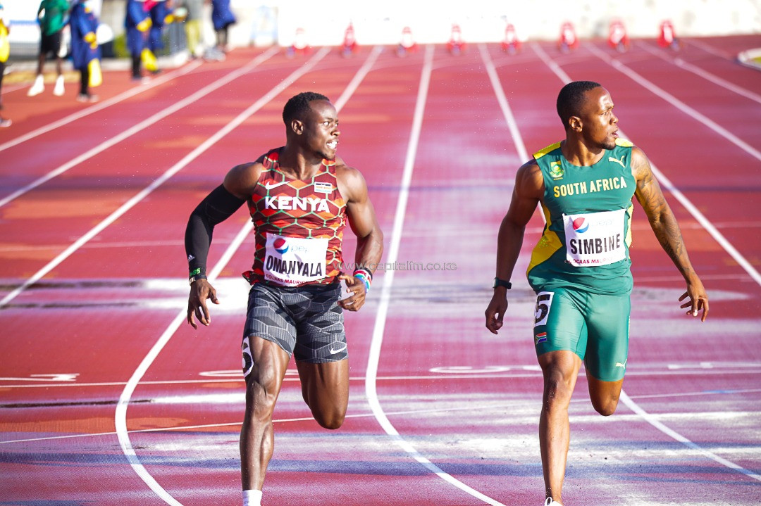 Super Omanyala edges out Simbine in photo finish to clinch Africa Championship Gold