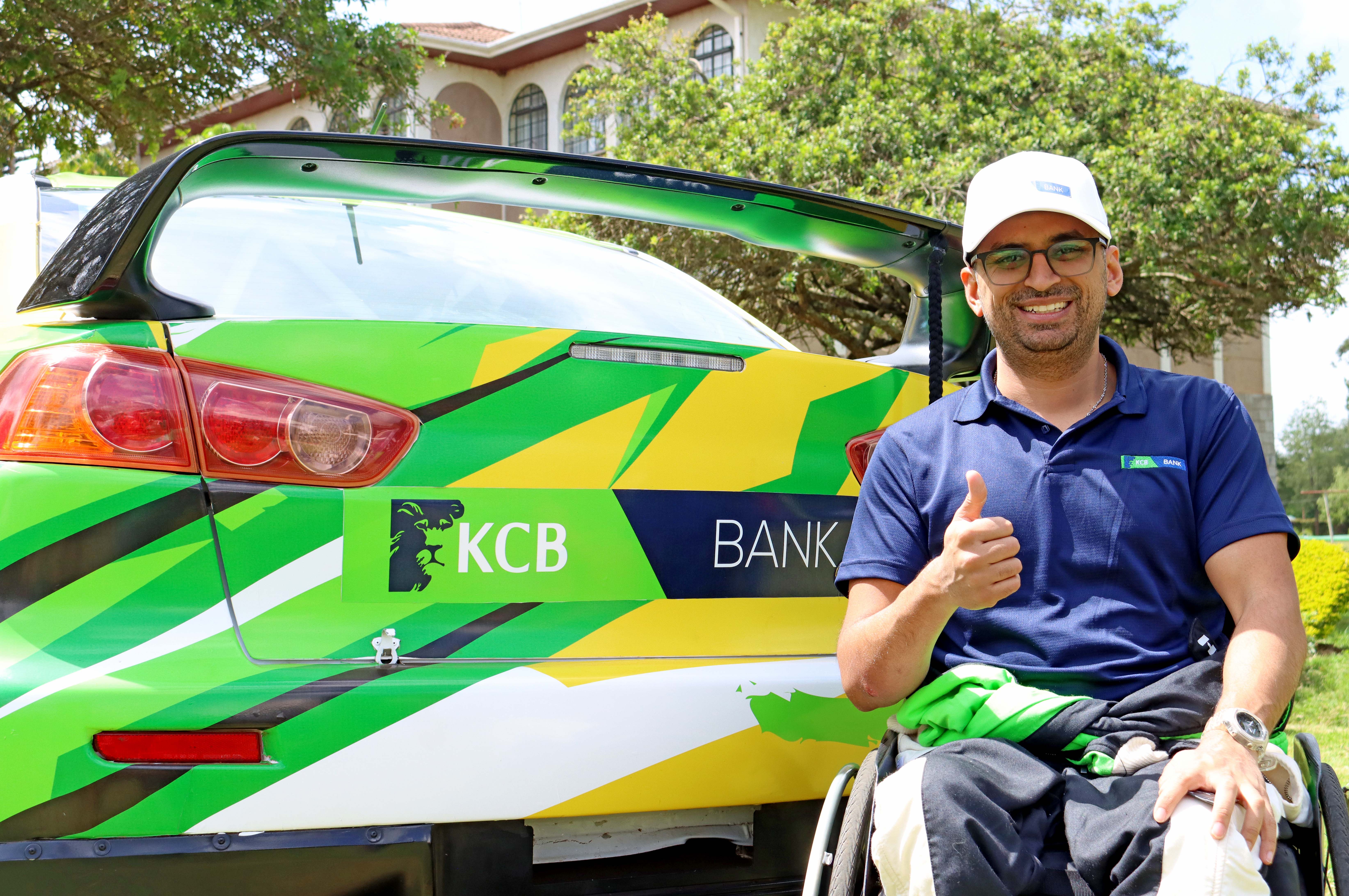KCB sponsored and differently abled Nikhil Sachania looking towards top 20 finish at WRC Safari Rally