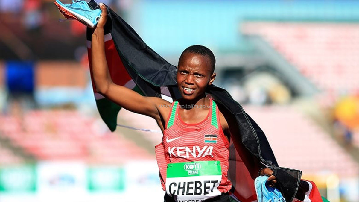 Brave Beatrice Chebet earns Kenya silver in women’s 5,000m