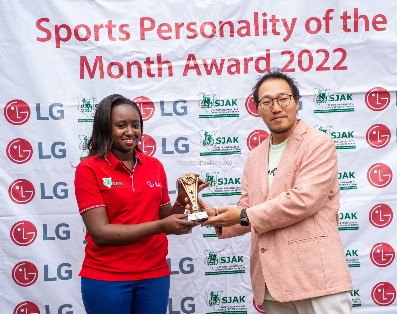 Maxine Wahome named LG/SJAK Sports Personality of the month of June