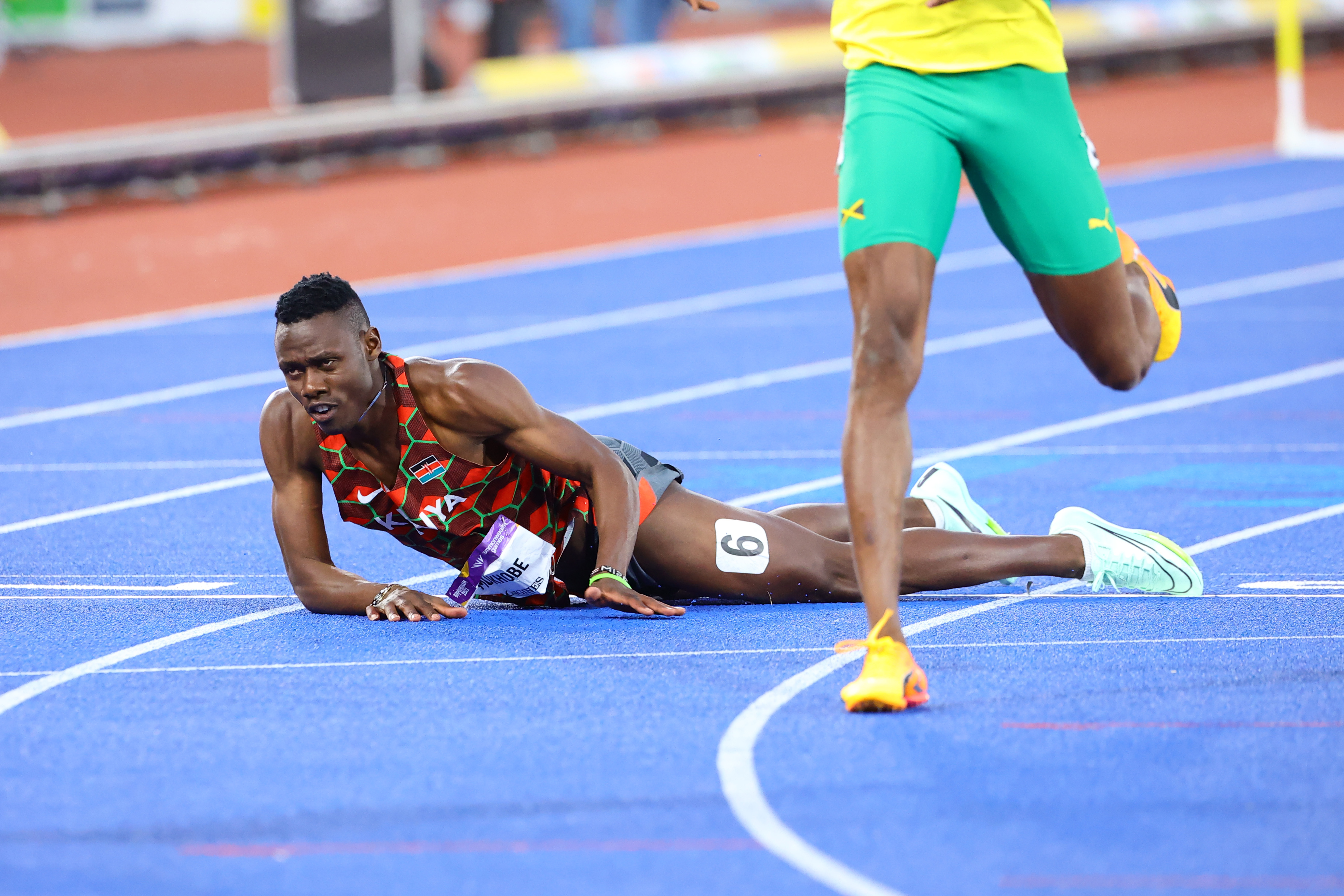 Commonwealth Games: Wiseman Were stumbles and falls for fourth in 400m Hurdles