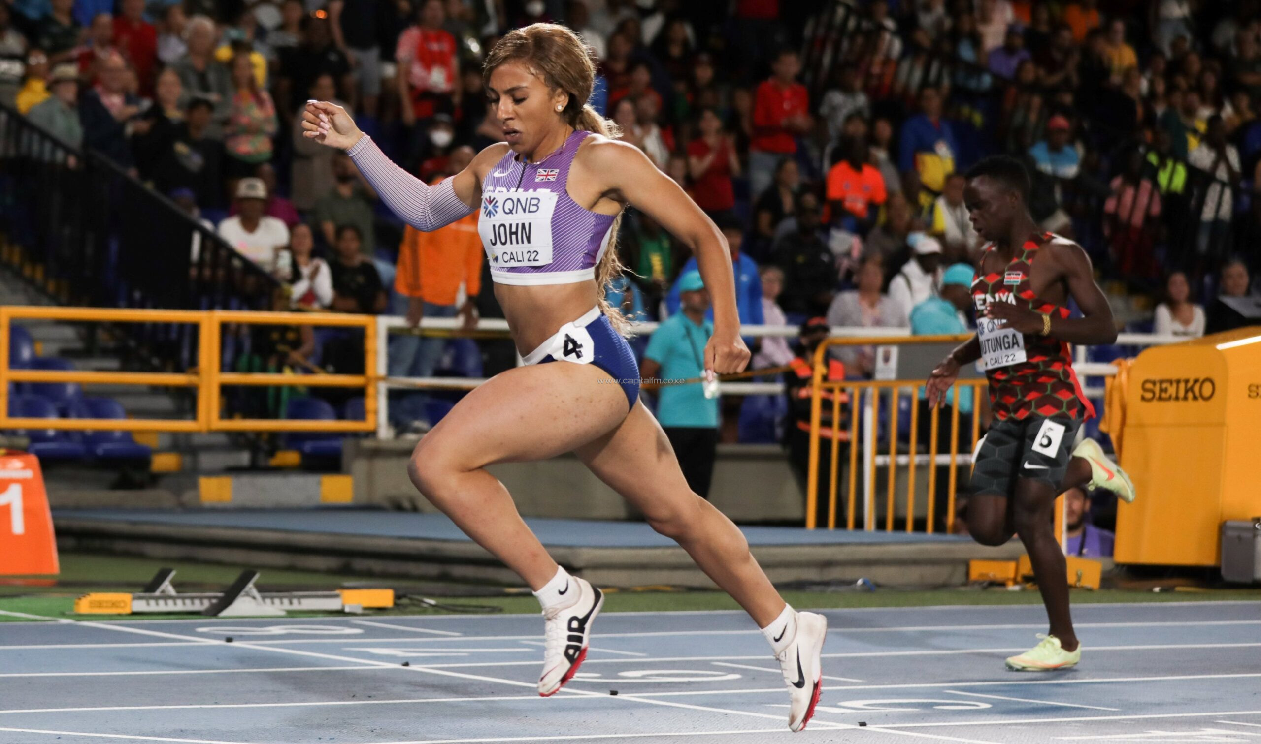Mutunga bursts to 400m silver in new record time at World U20 in Cali