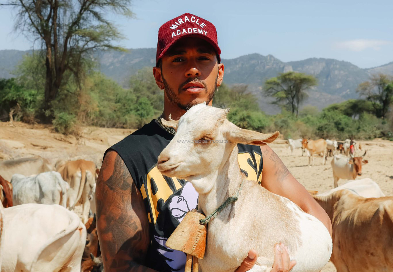 Chilling with goats and being the GOAT: Lewis Hamilton enjoys sweet time in Kenya and KOT go gaga