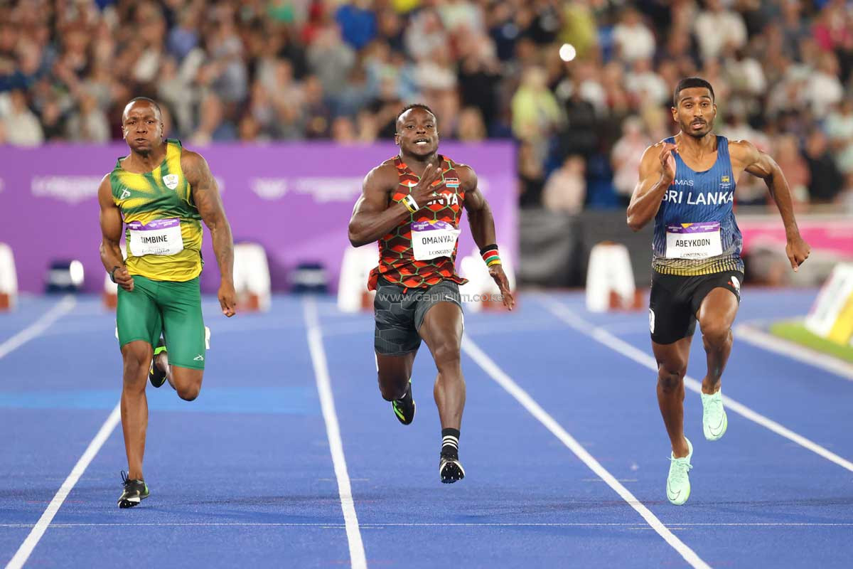 Simbine praises Omanyala for scintillating Commonwealth Games gold