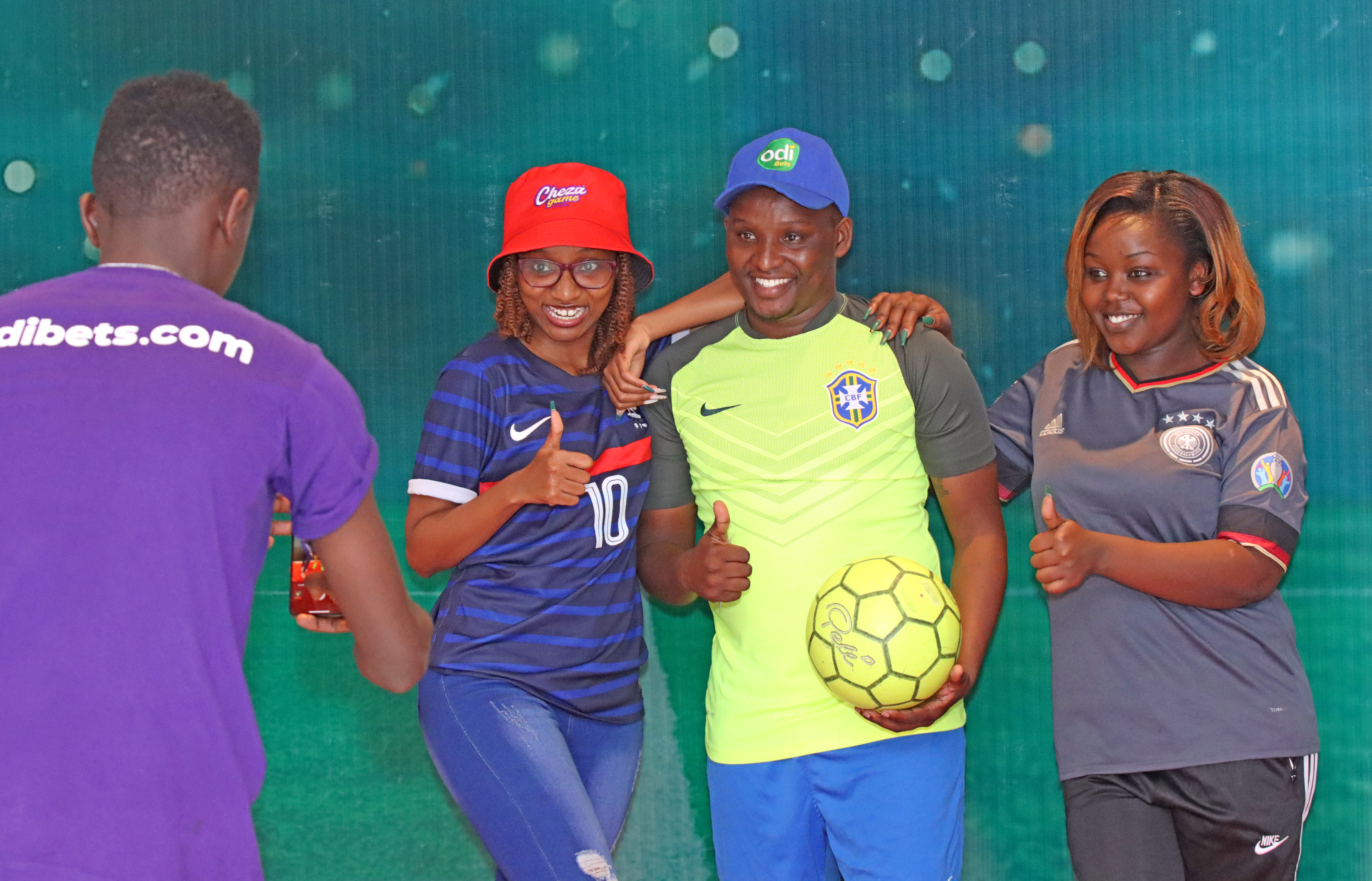 PICTURE STORY: Betting firm Odibets launches promo to send fans to Qatar