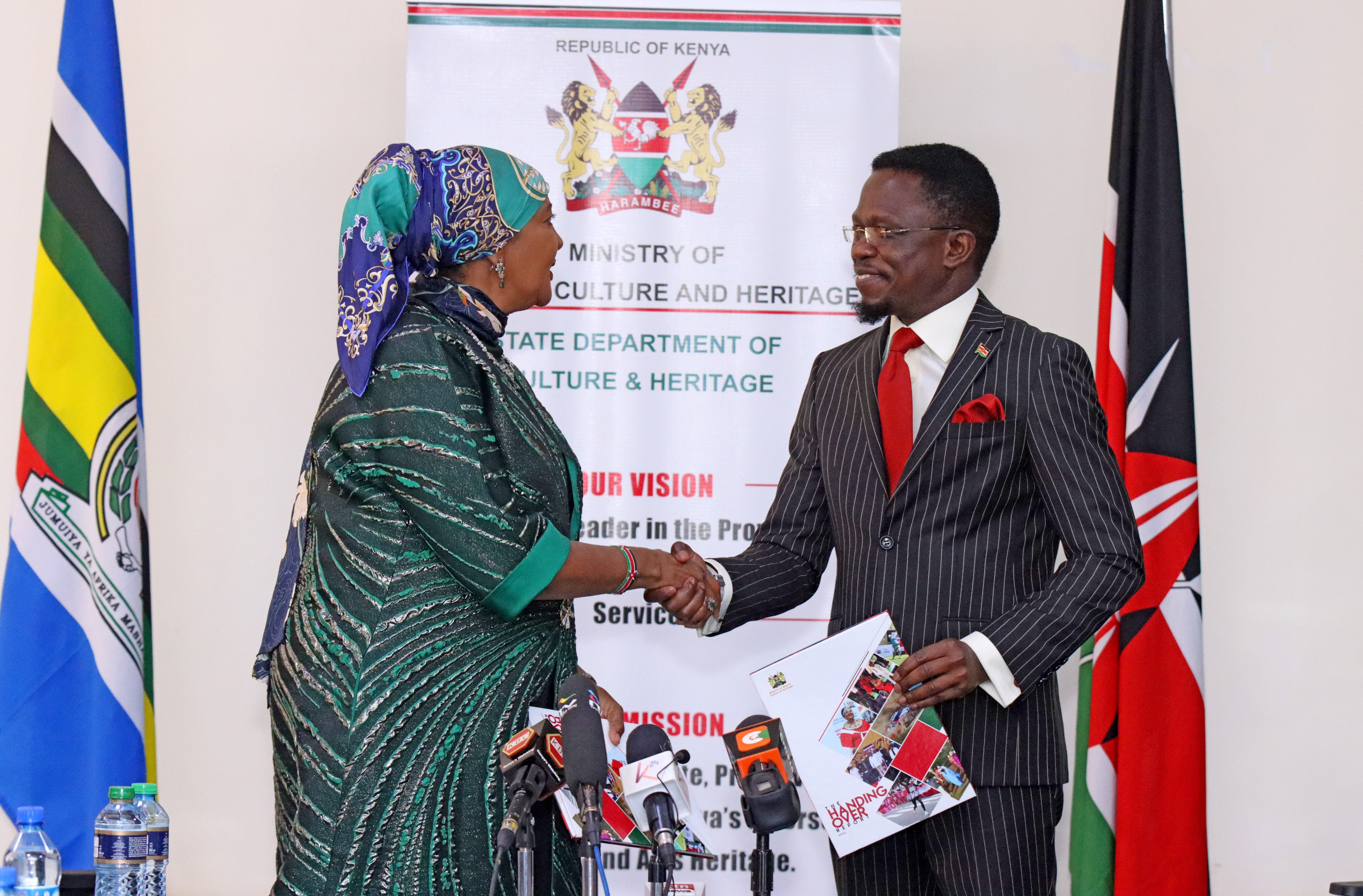 Tupo site!  – Ababu takes charge of Sports Ministry from Amina