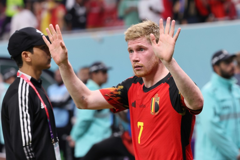 Manchester City duo De Bruyne, Doku in Belgium squad