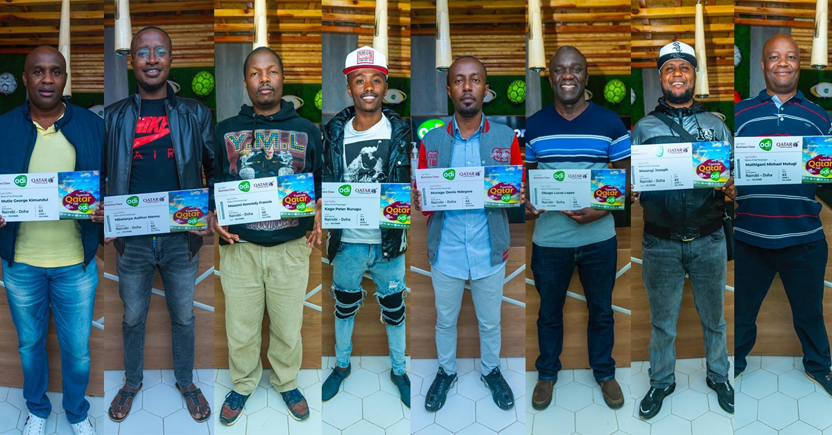 Second batch of ‘Twende Qatar na Odibets’ winners land in Doha