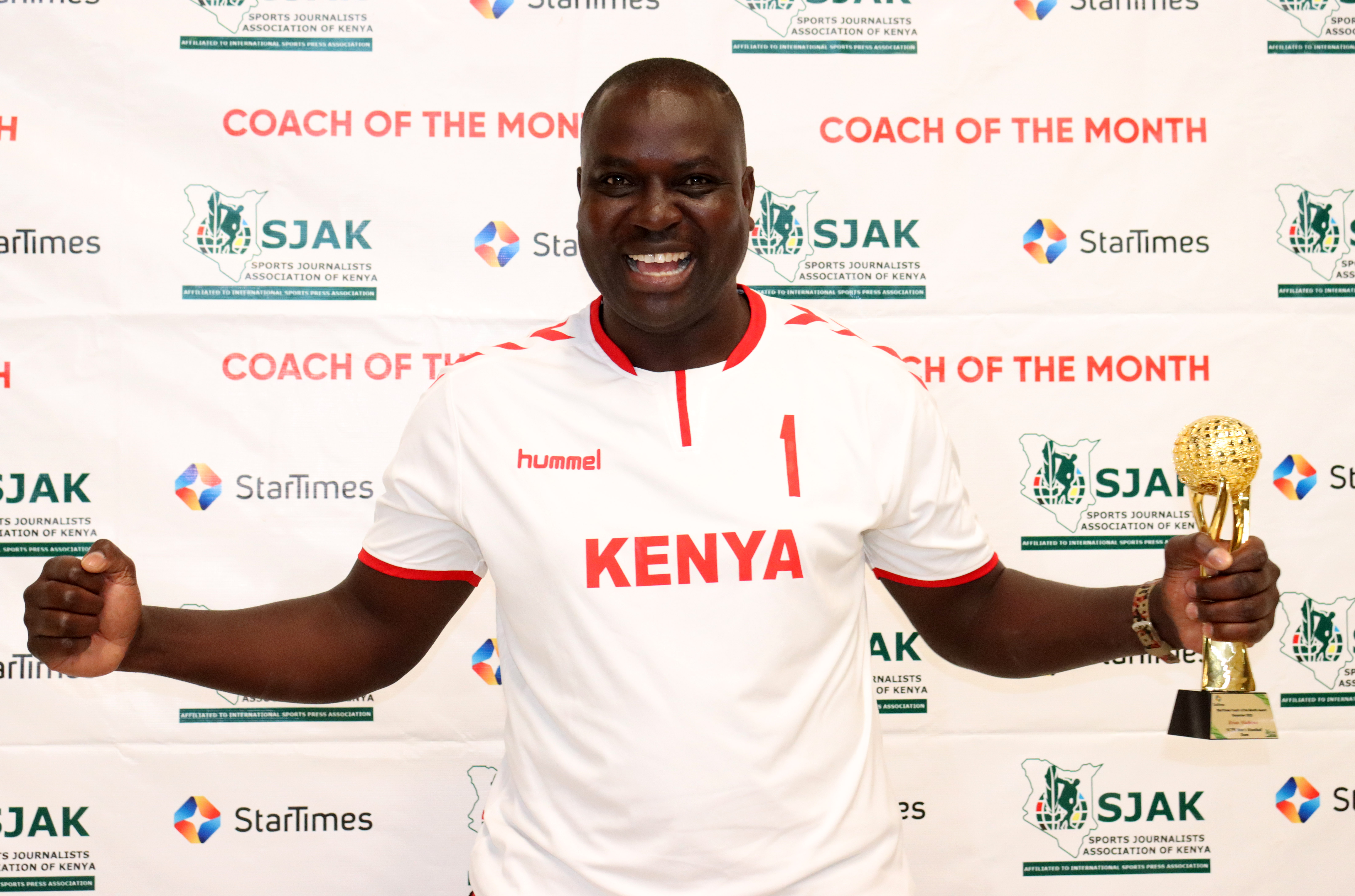 Cereals tactician topples tough field to be named StarTImes/SJAK December coach of the month