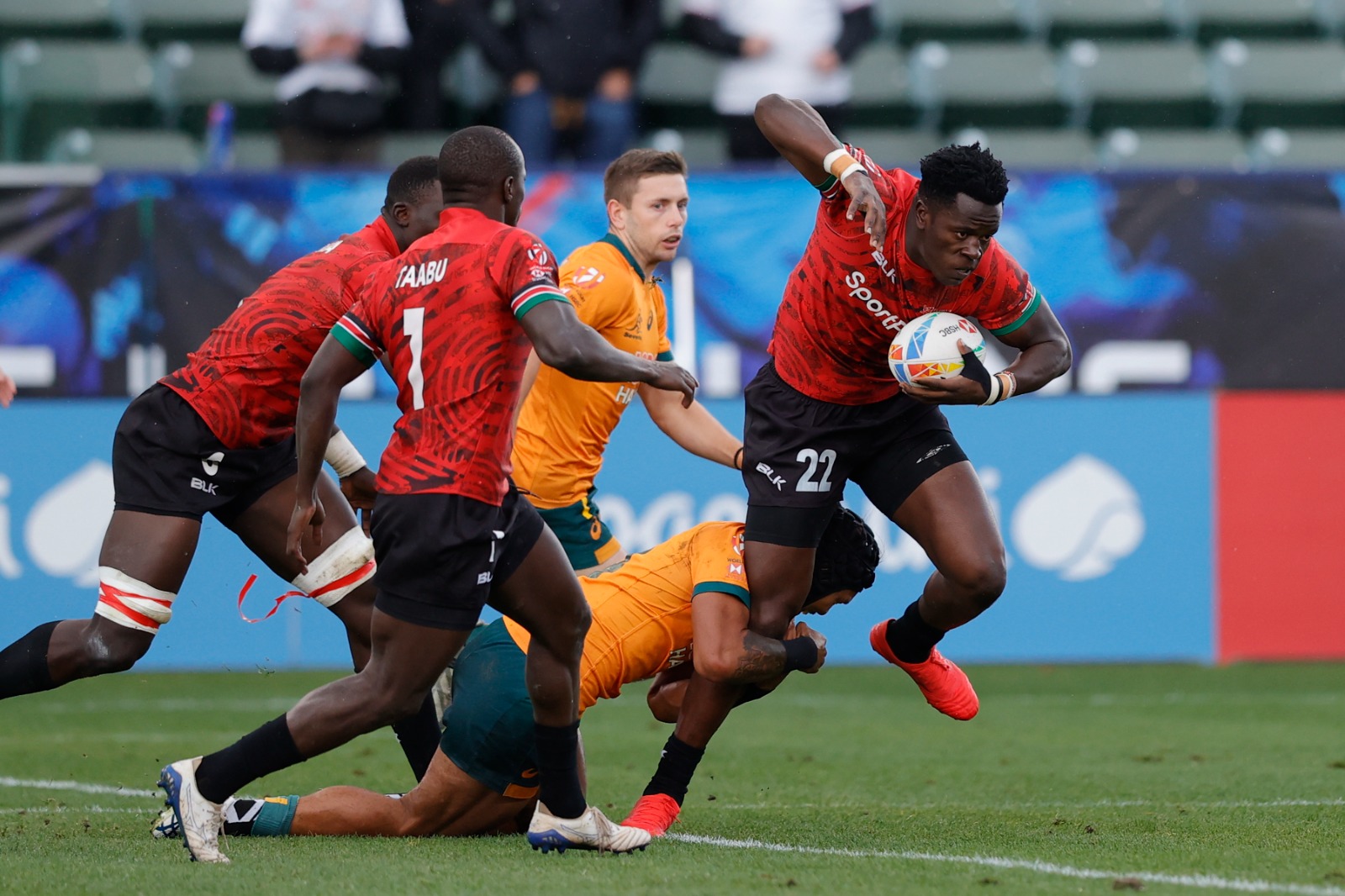 Struggling Shujaa pick just a point from Los Angeles Sevens
