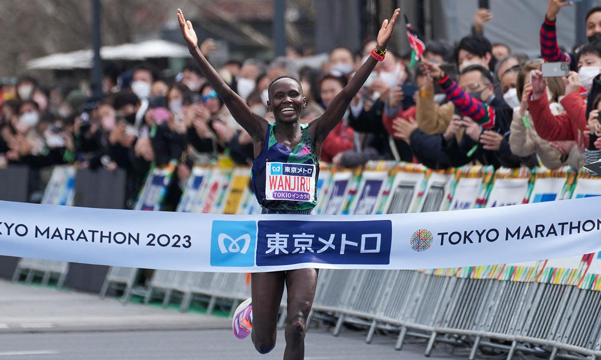 Kenya’s Wanjiru runs fast time to clinch Tokyo Marathon crown