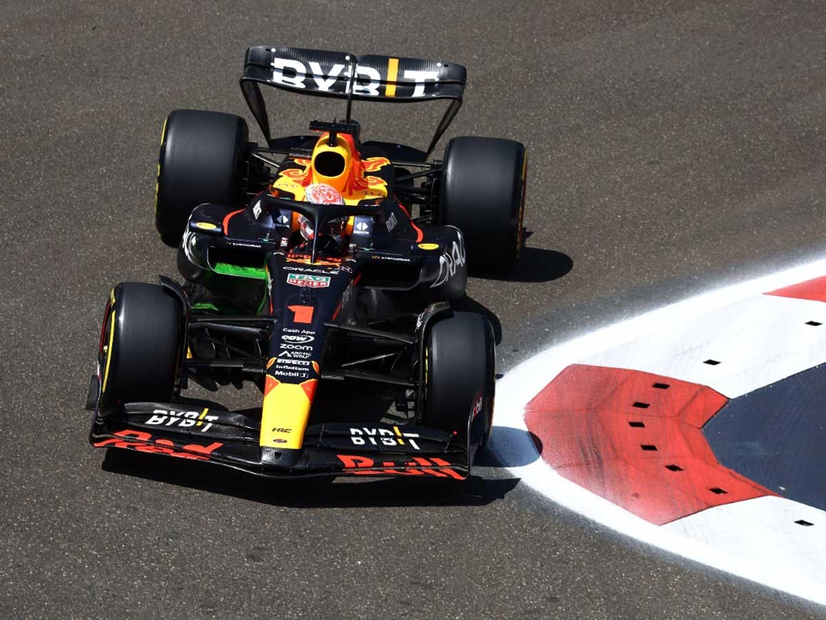 Max Verstappen quickest ahead of Charles Leclerc in Azerbaijan GP practice