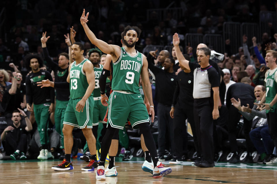 Buzzer-beating Boston force Miami to game seven