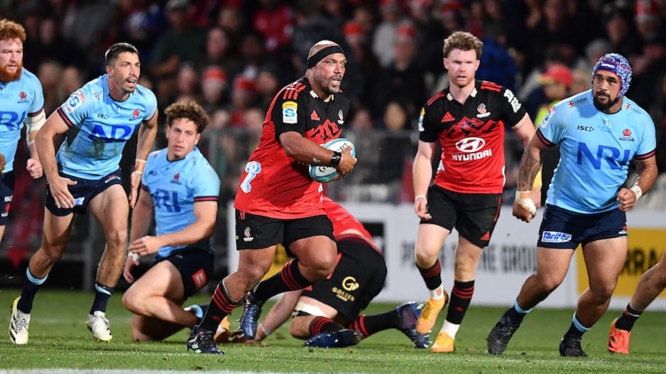 Crusaders romp past Waratahs as prop Afoa sets Super Rugby age record