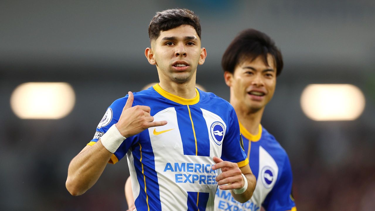 Brighton end Man City’s winning run to secure top-six finish
