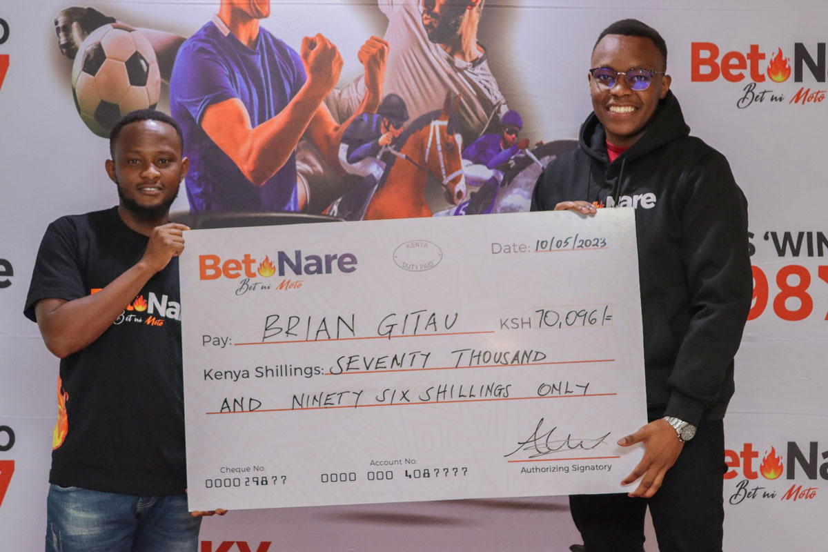 Young businessman wins BetNare Daily Jackpot Bonus