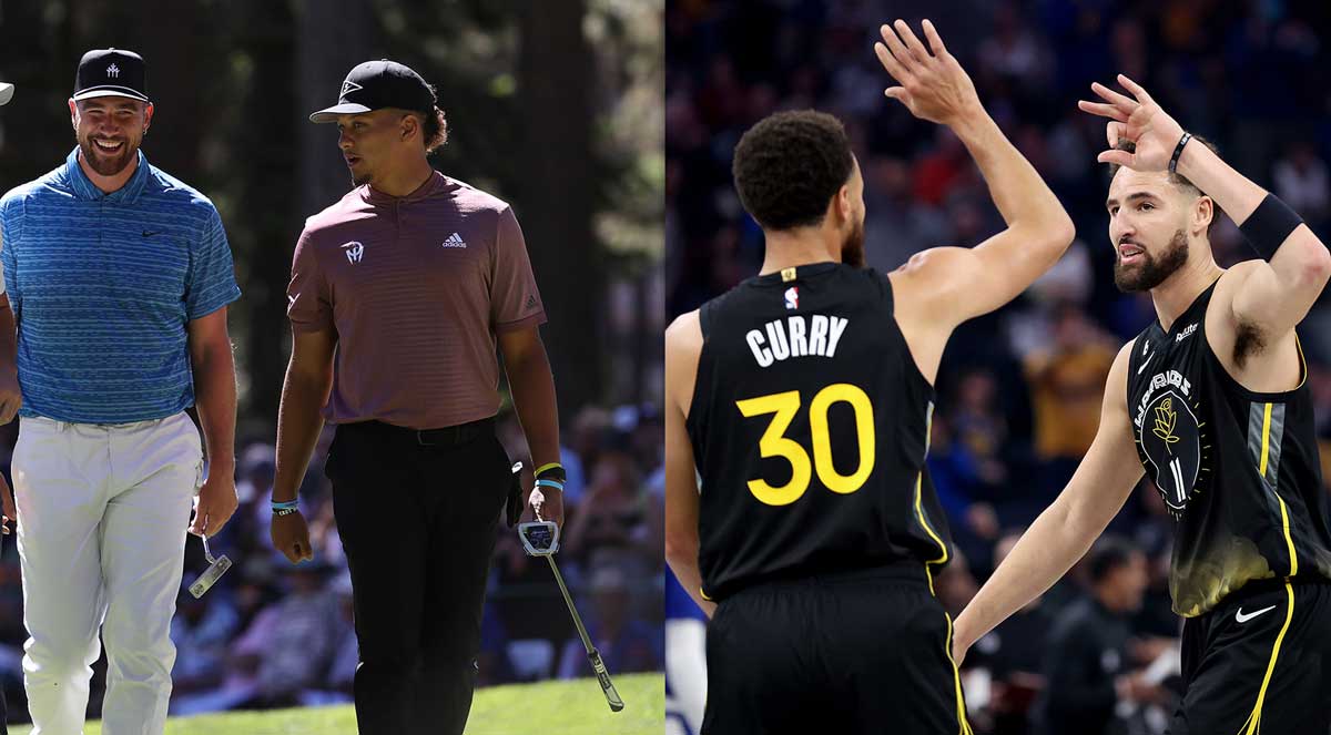 NBA’s Curry-Thompson to face NFL’s Mahomes-Kelce in golf duel
