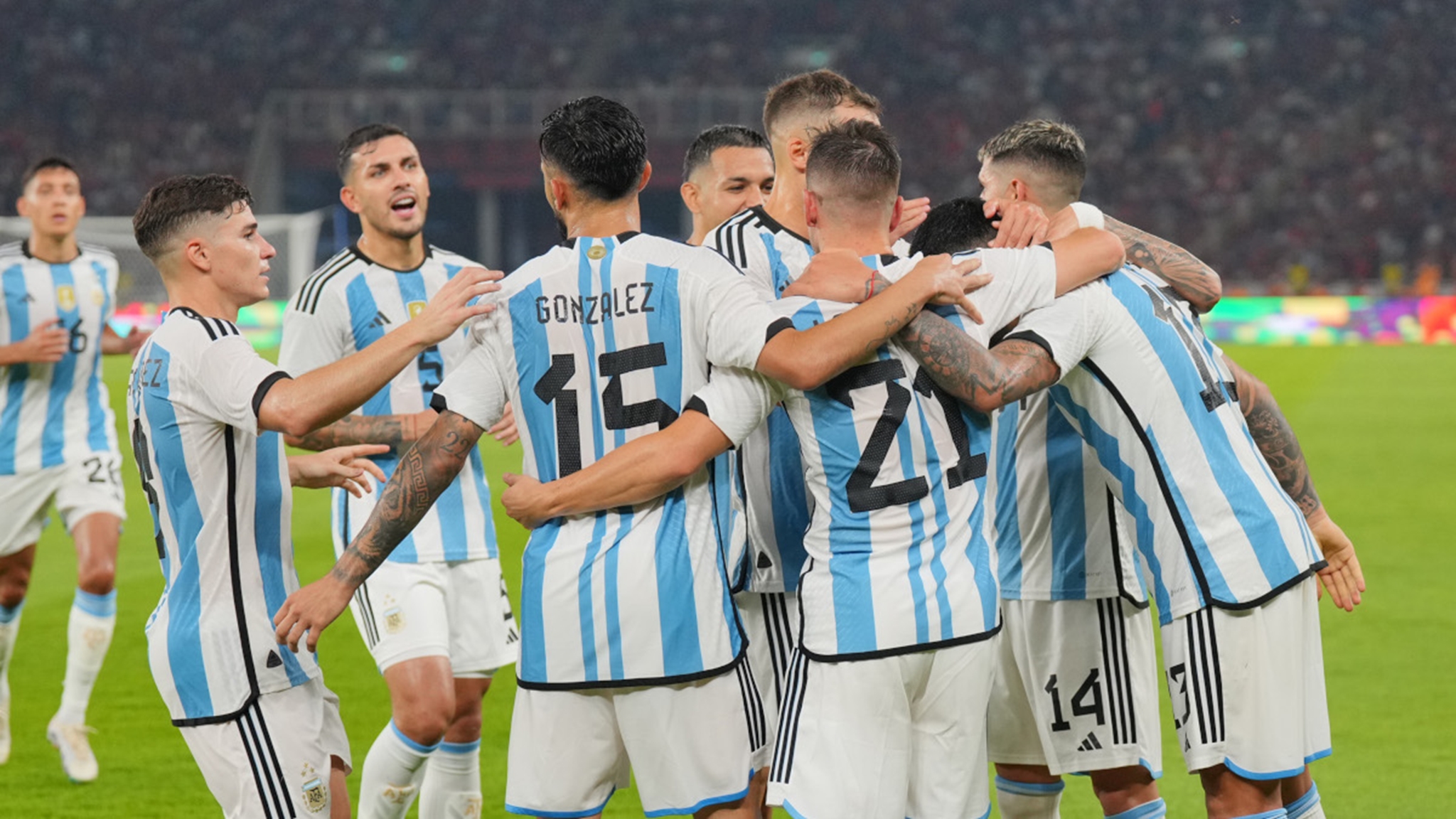 Mesi-less Argentina beat Indonesia 2-0 in Jakarta friendly