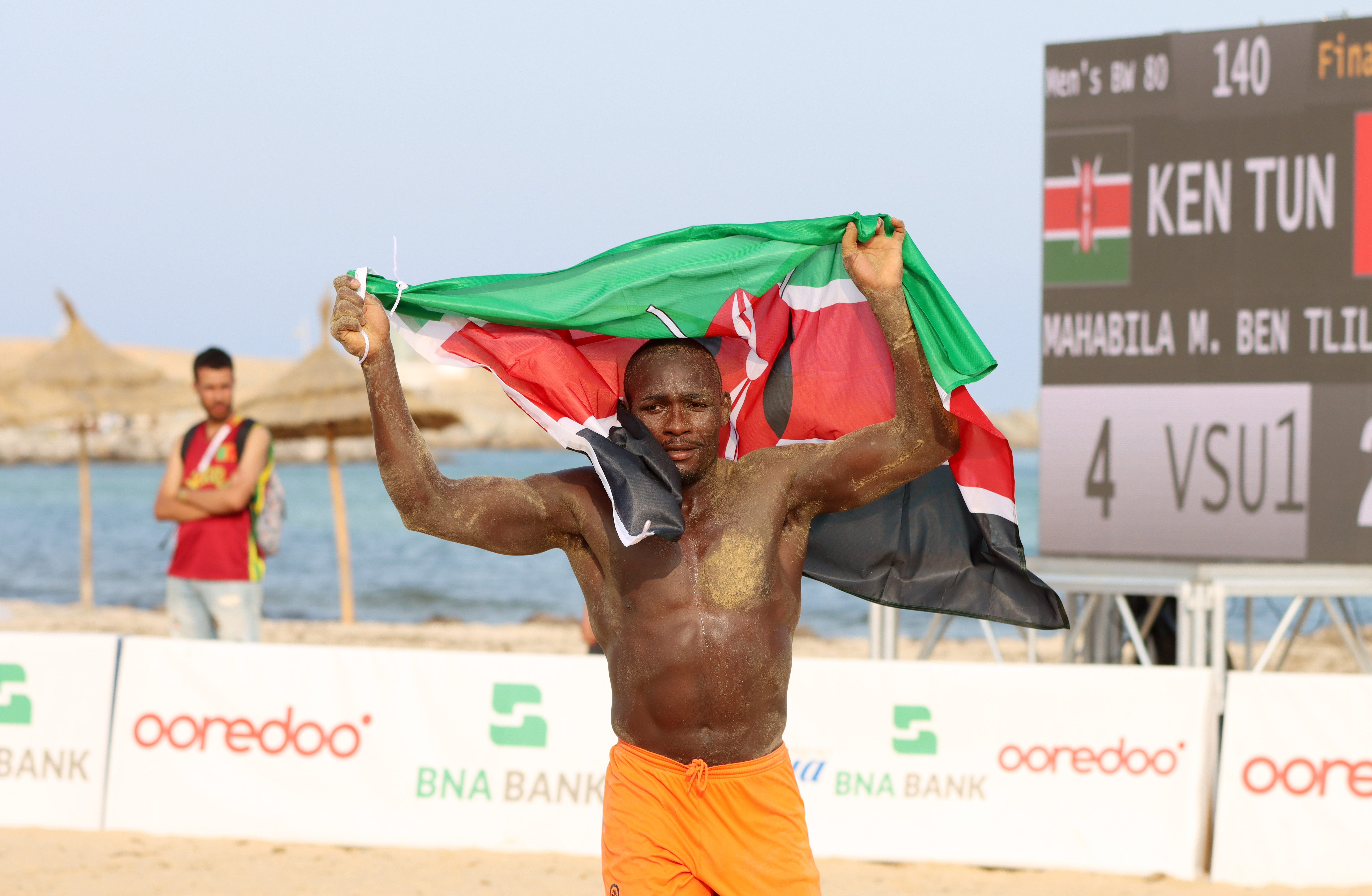 It’s for you my love! – Wrestler Mahabila gushes over wife after winning bronze in Hammamet