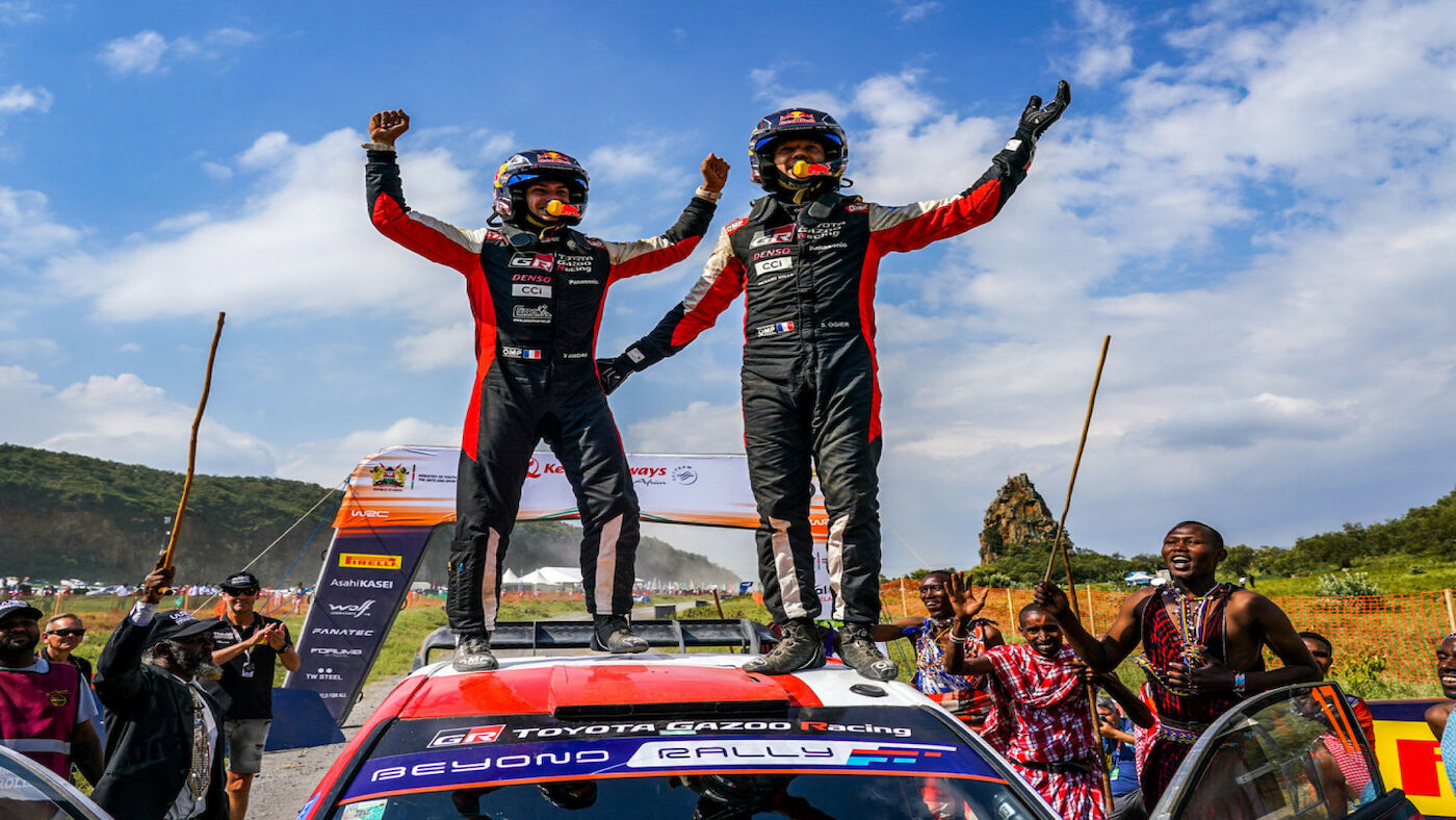Ogier reclaims WRC Safari Rally title as Toyoya carries the day