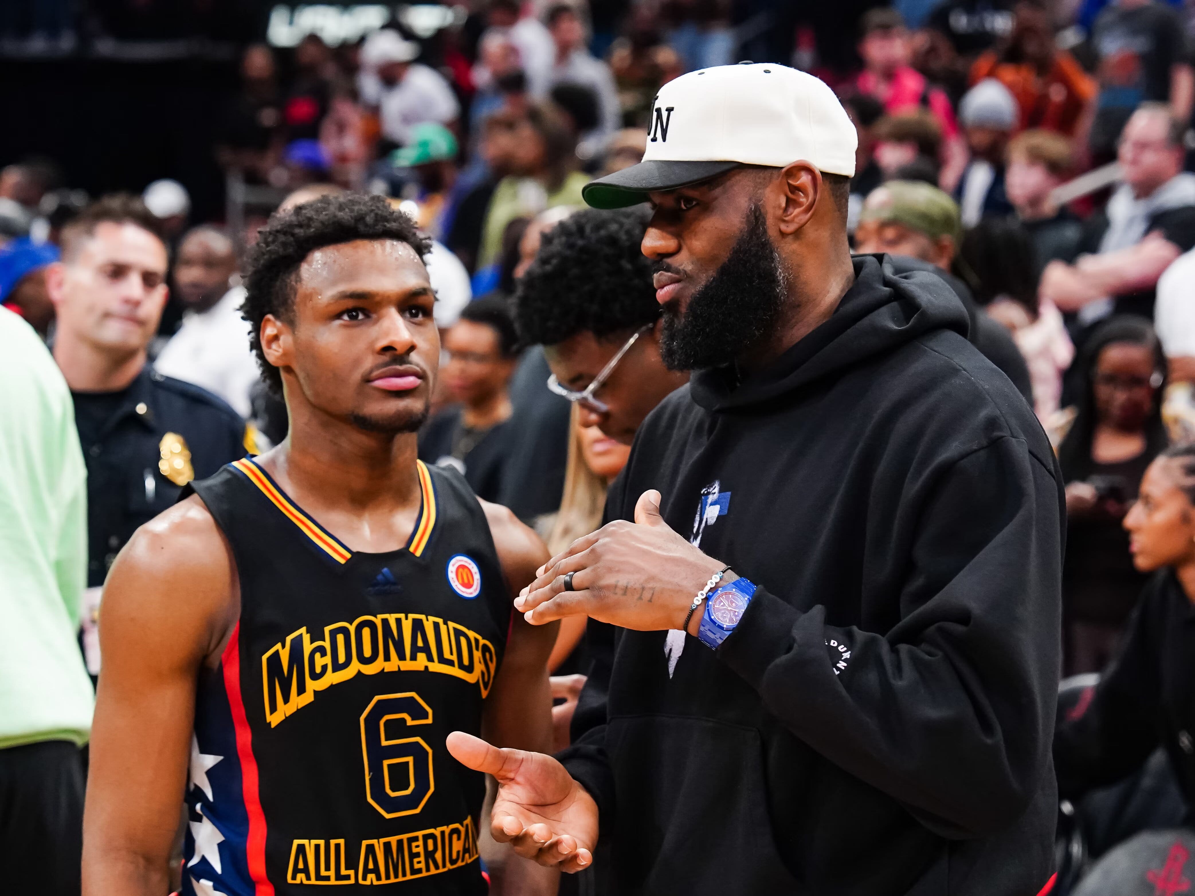 Bronny James, son of LeBron, set to enter 2024 NBA draft
