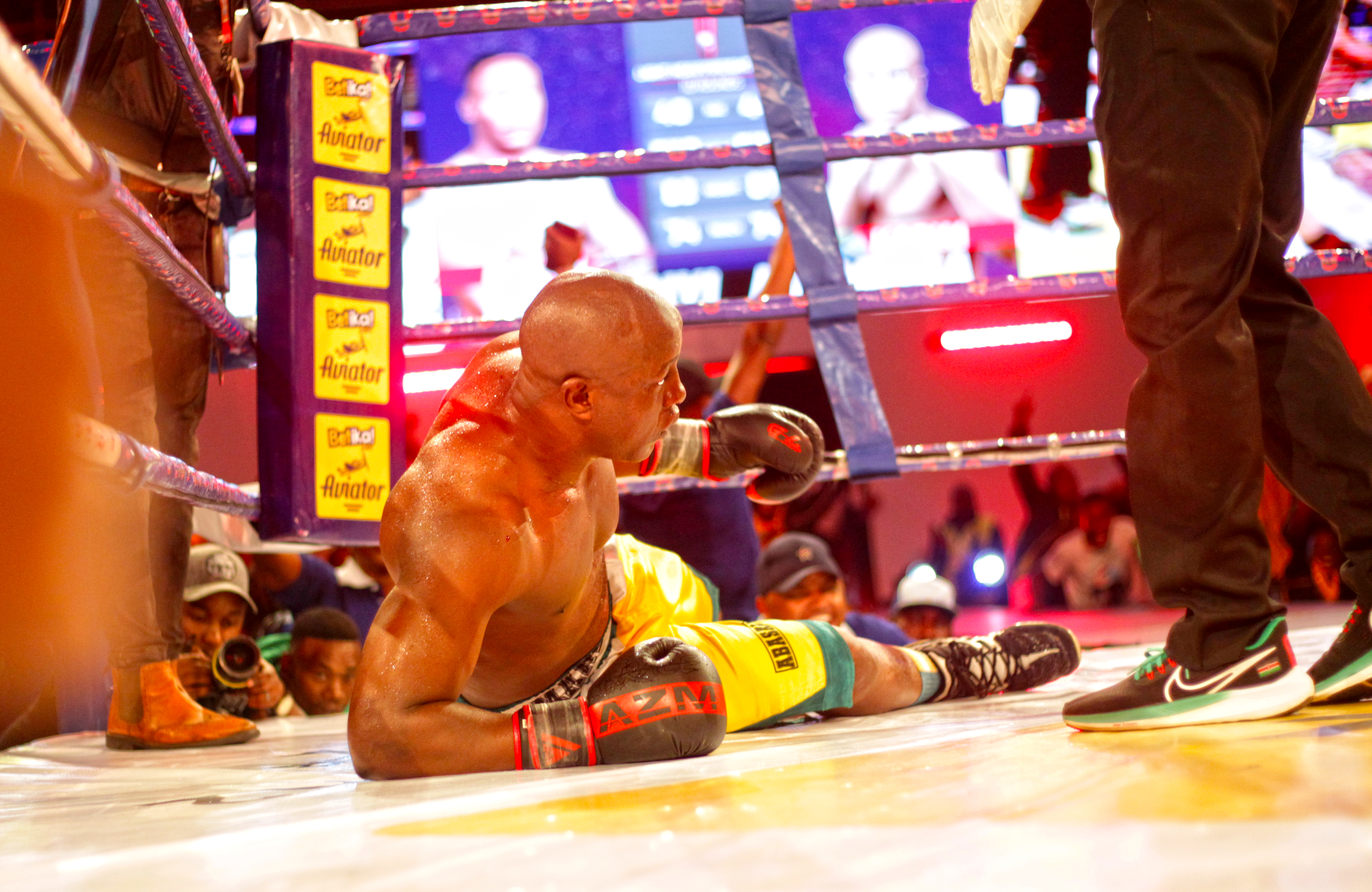 IN PICTURES: How Kenya’s Wanyonyi floored Mandonga ‘Mtu Kazi’ and his ‘Kinguki’ from Russia