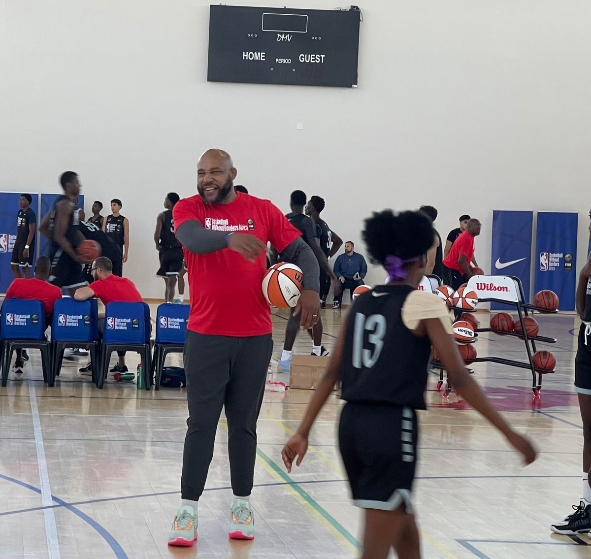 Lakers Coach Darvin Ham heaps praise on African basketball youngsters