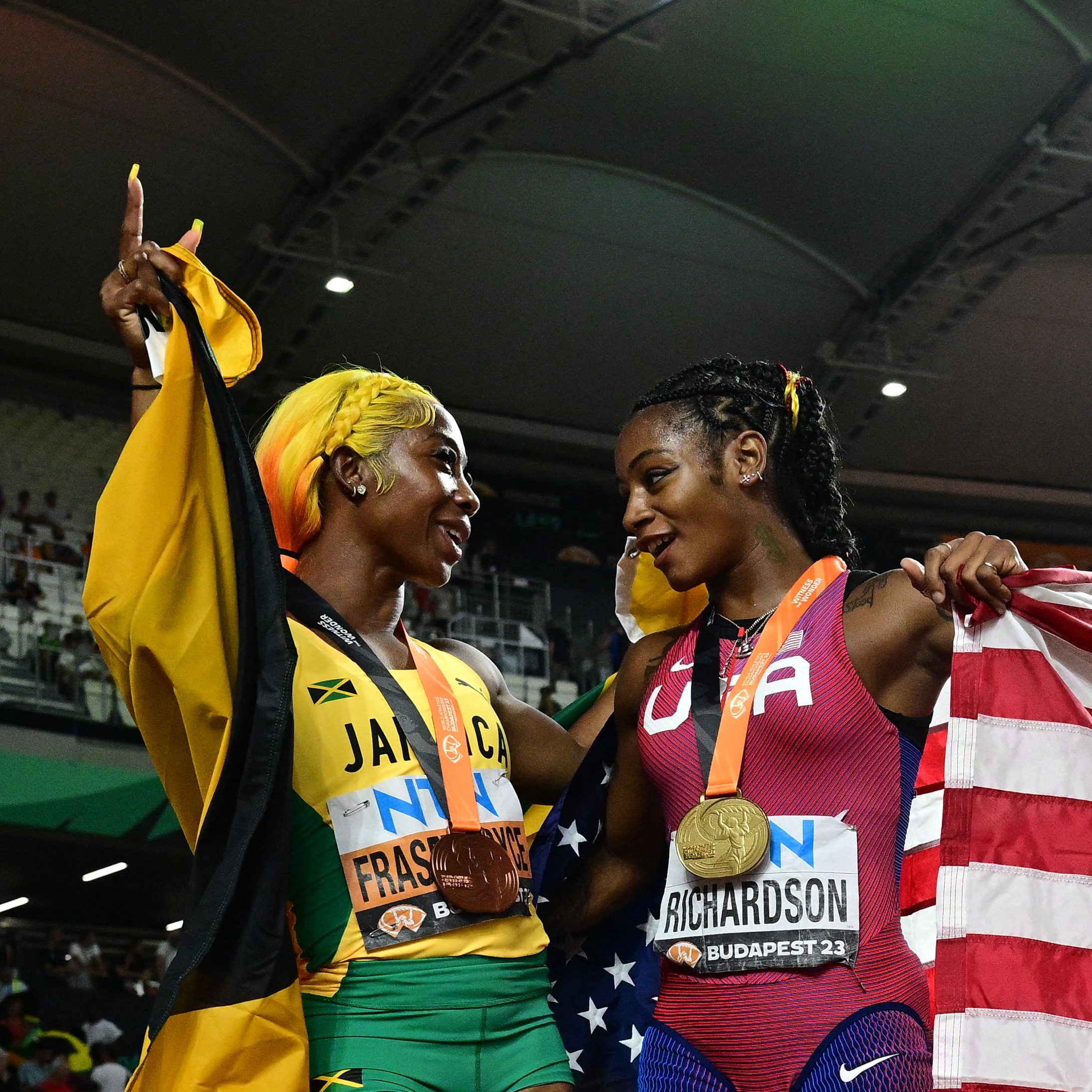 Yes, it’s Keri! – Sha’Carri drops Championship Record in stunning 100m win at Worlds