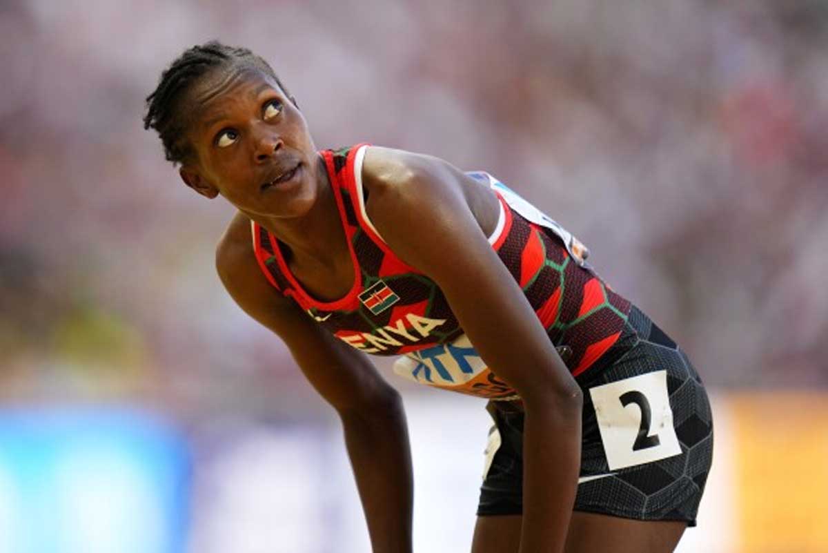 World Road Running Champs: Kipyegon in first defeat of the season, finishes third in mile