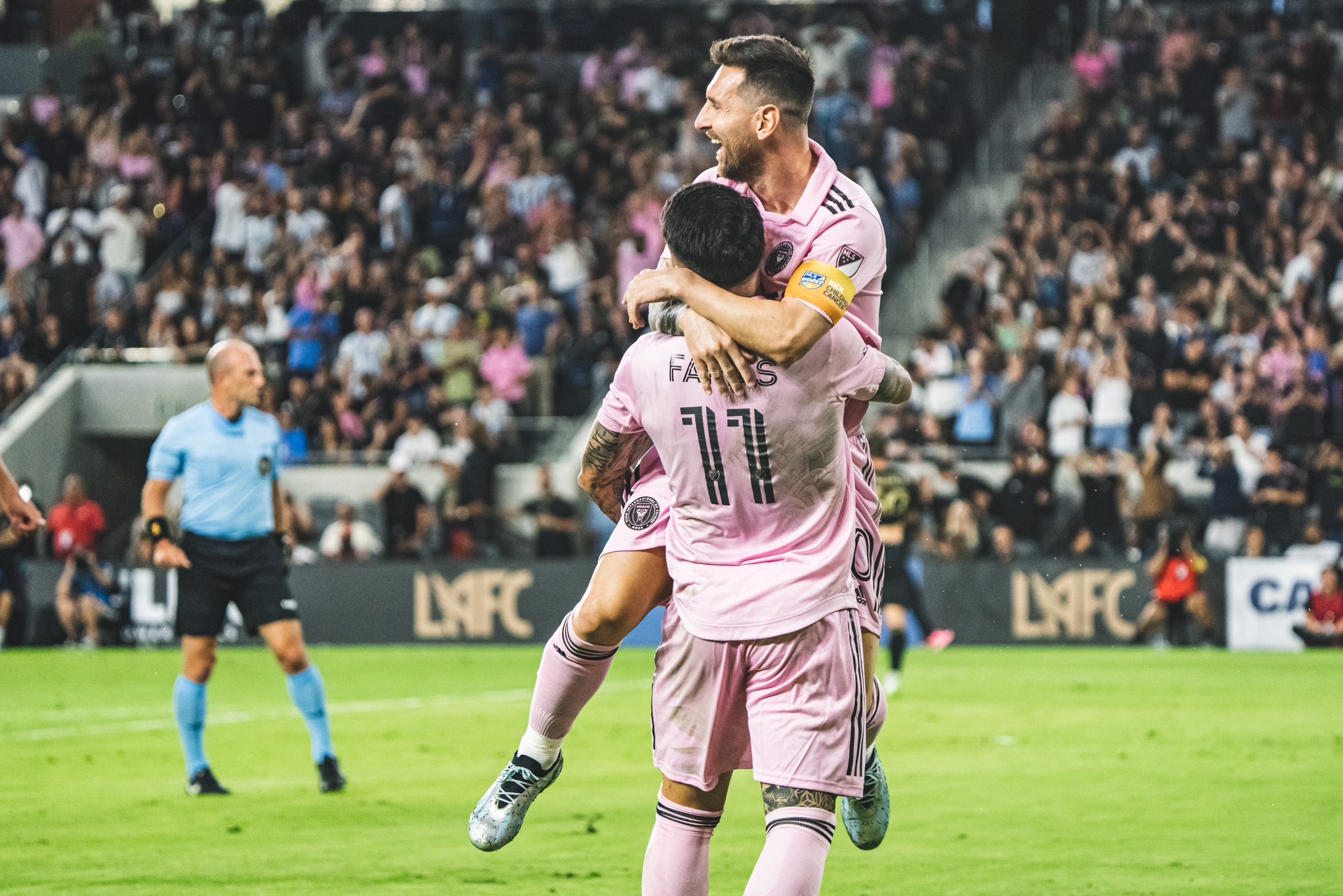 World Cup winner Messi helps Inter Miami beat Los Angeles FC, attracts A-list Hollywood stars in stadium