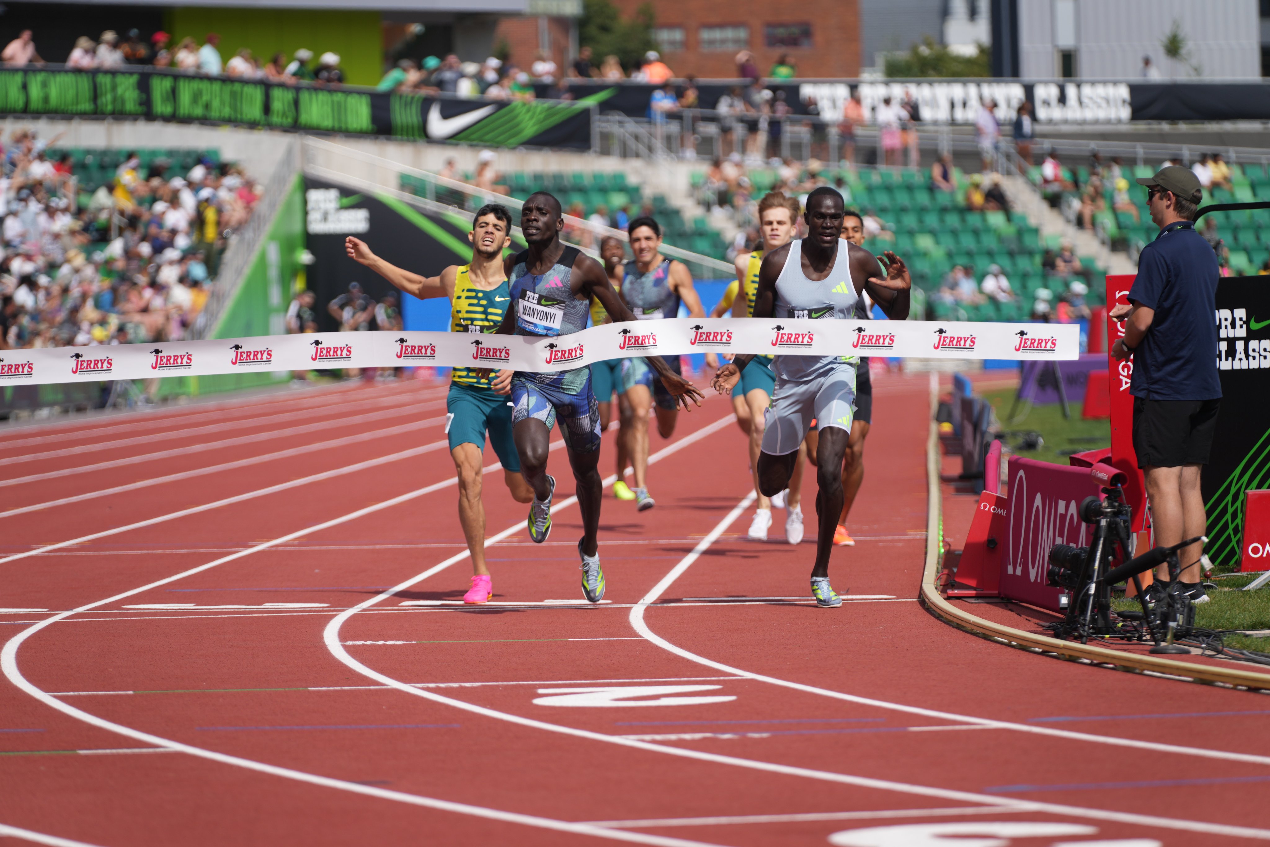 Wanyonyi stuns World Champ Arop to clinch Diamond Trophy in Meet Record
