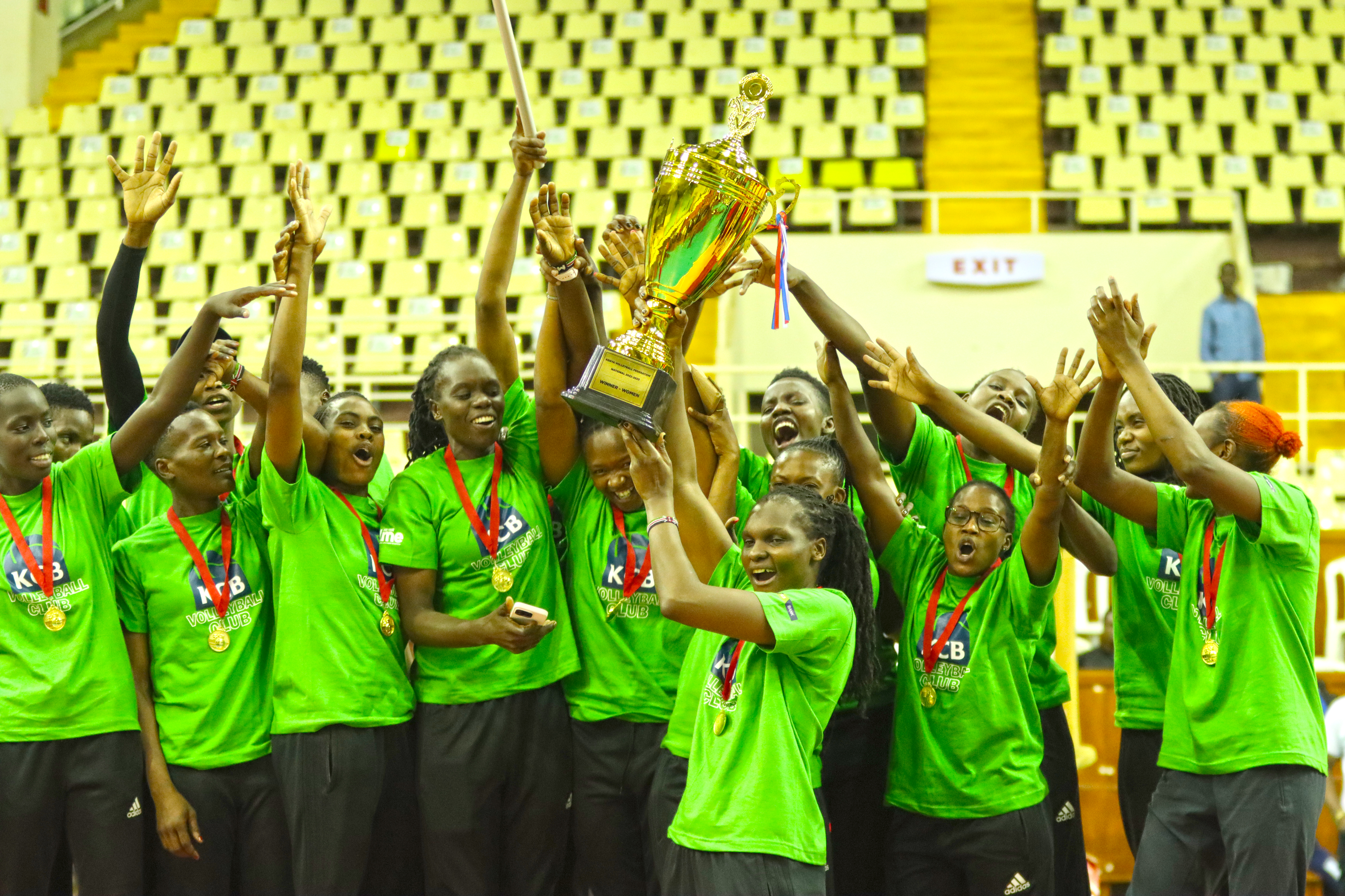 Tears, joy and delight as KCB quench 15-year thirst for women’s volleyball title