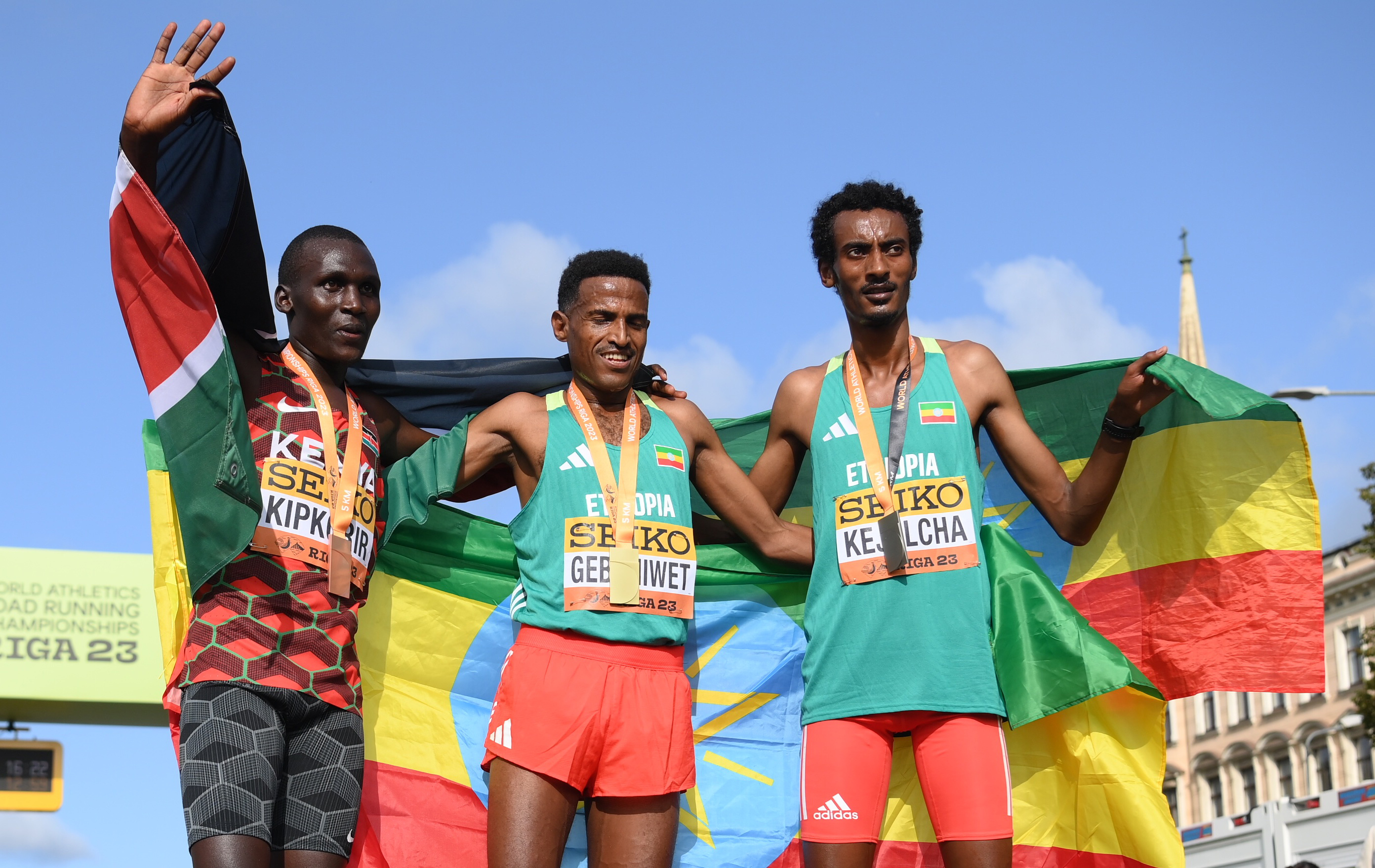 World Road Running Champs: Kimeli earns bronze as Ethiopia sweep 1-2