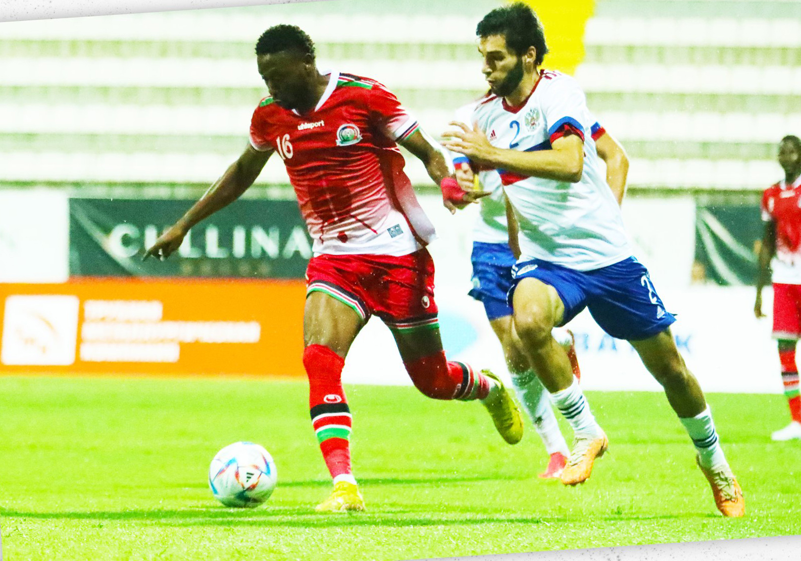Harambee Stars battle to 2-2 draw with Russia in international friendly