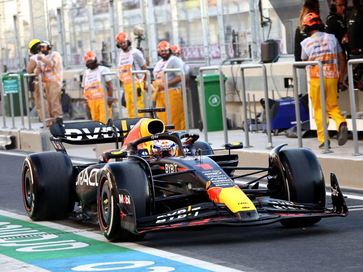 Verstappen fastest in Azerbaijan as Leclerc crashes