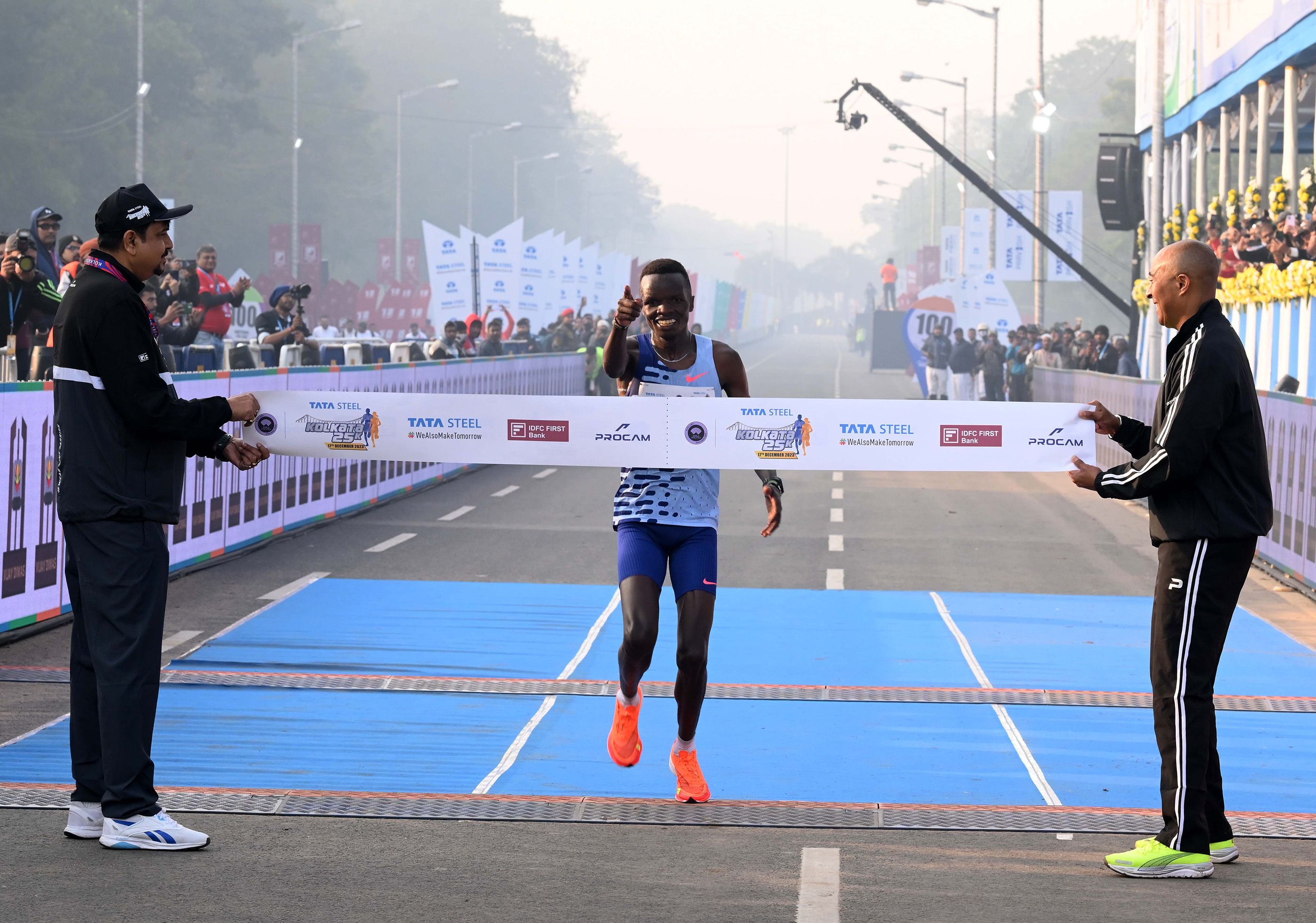 Kenya’s Daniel Simiu breaks Course Record in India