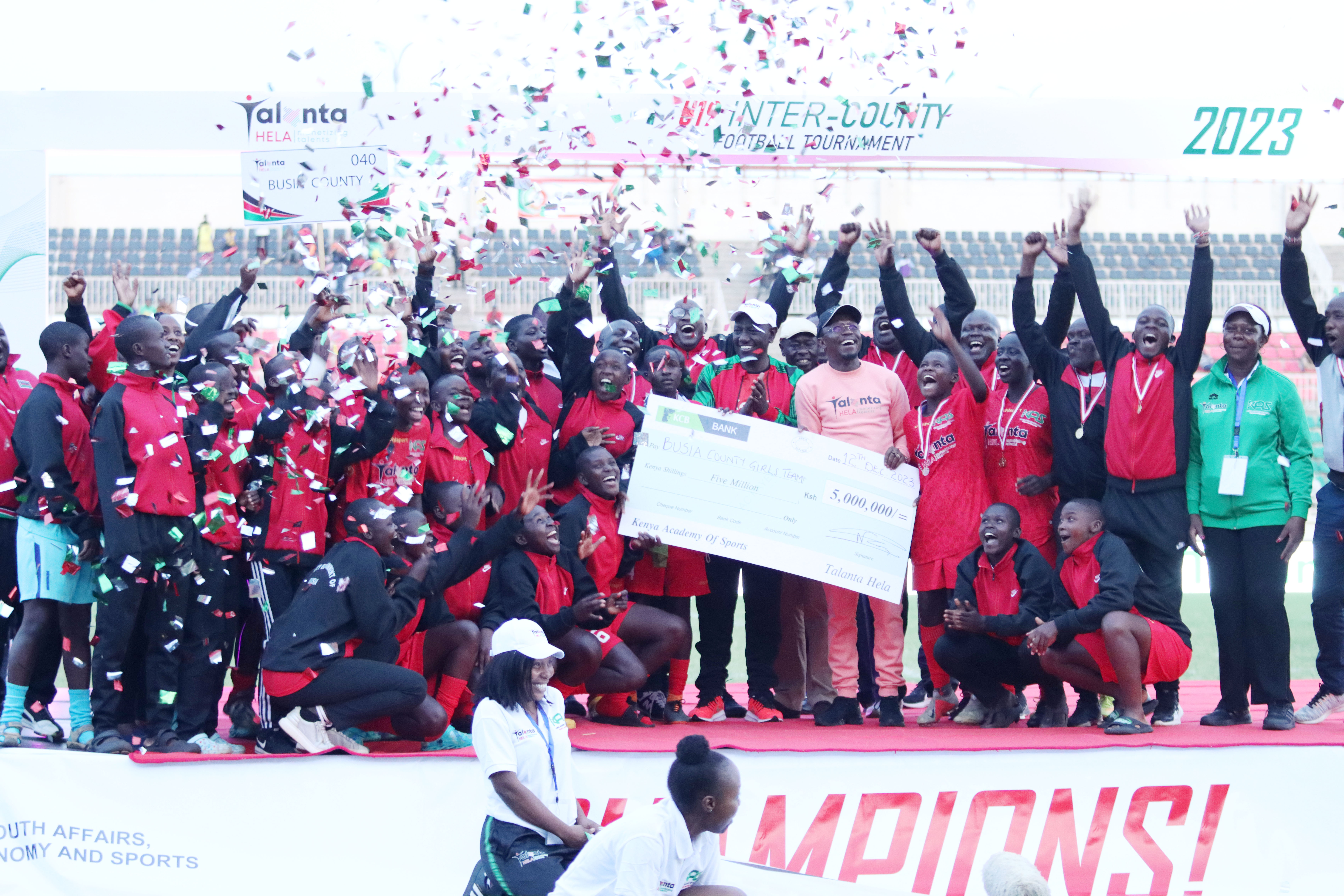Talanta Hela U19: Busia dazzle Kisumu to clinch girls’ title