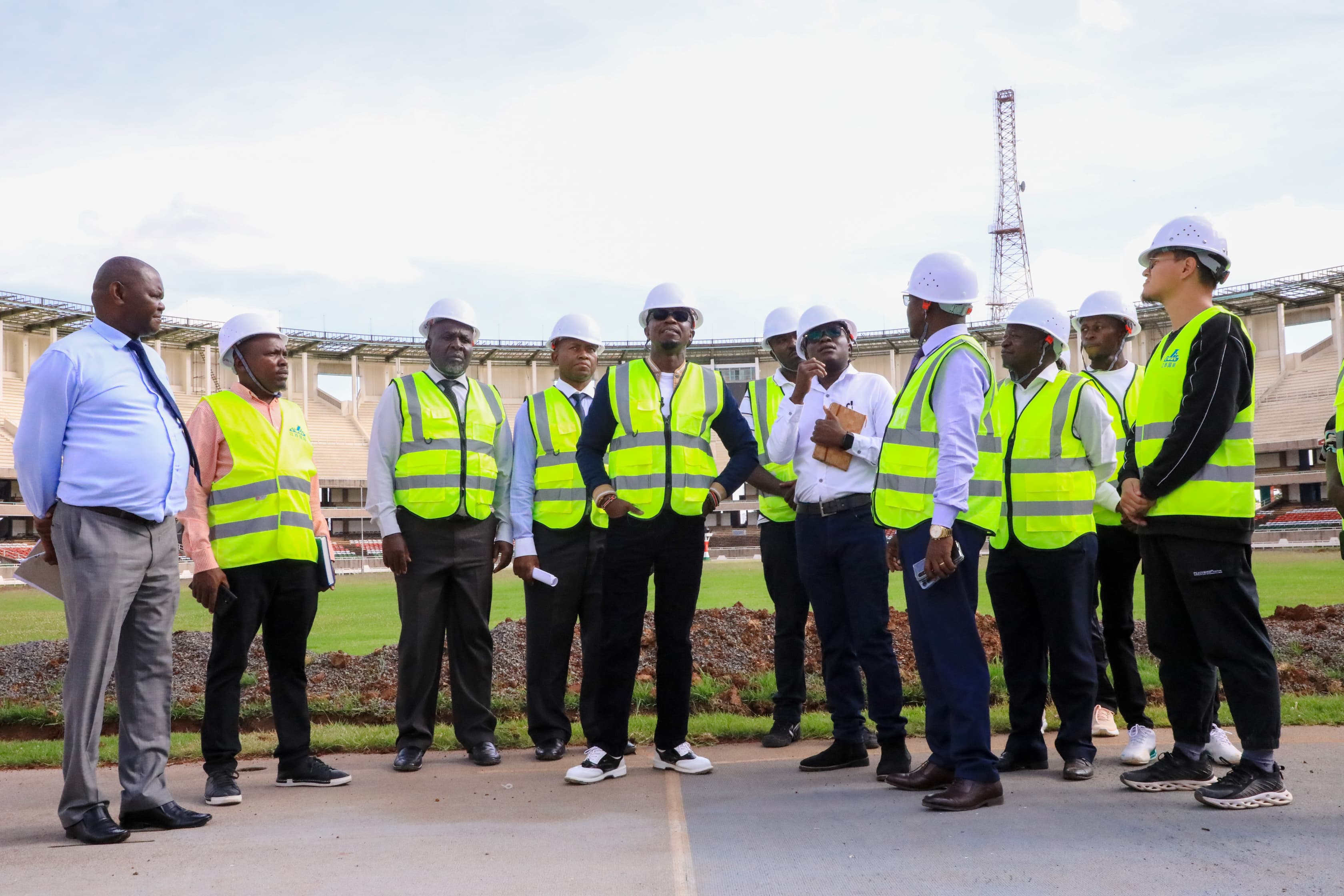 AFCON 2027: CS Ababu makes impromptu inspection at Kasarani