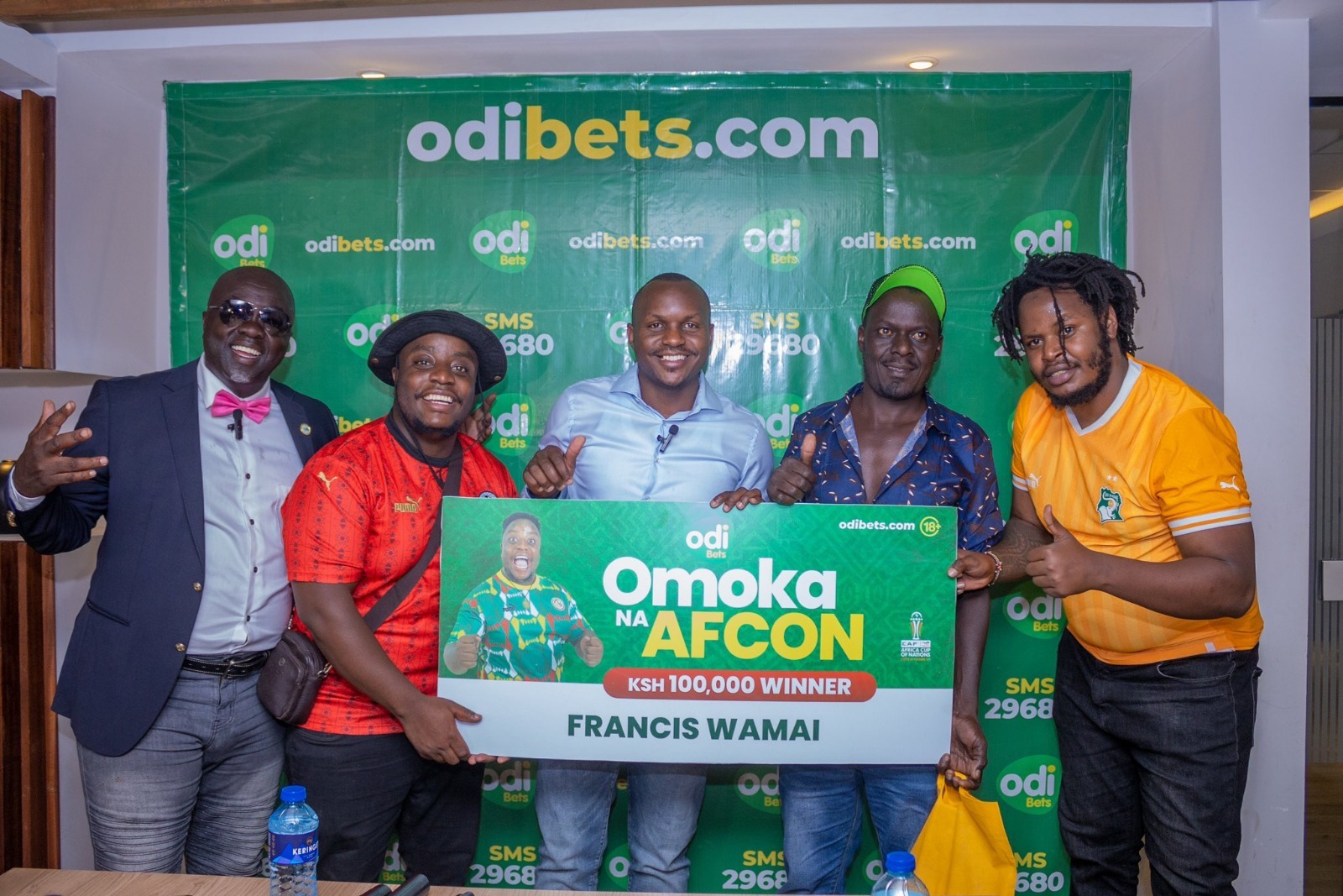 Odibets Awards Omoka na AFCON Winners