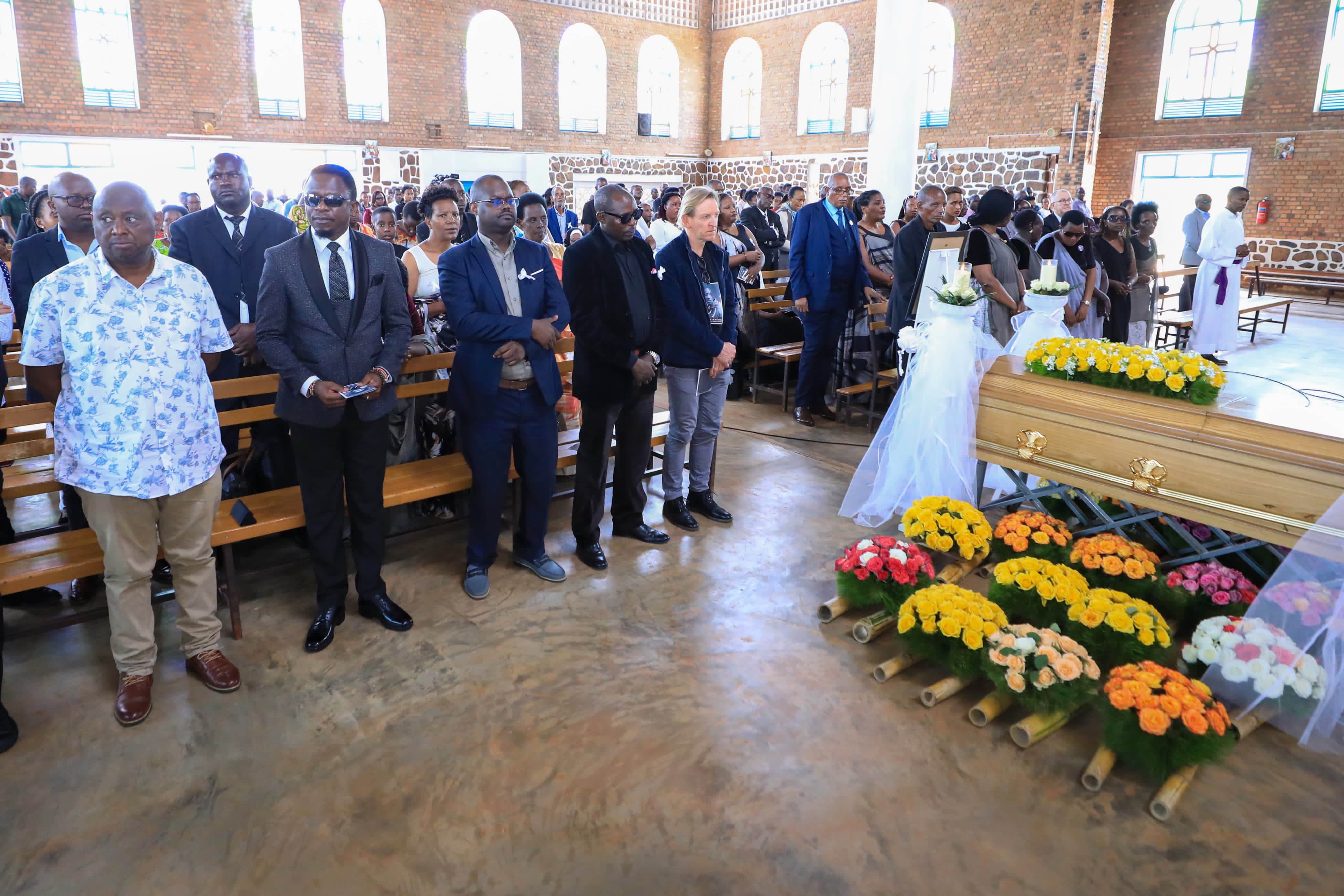 CS Ababu attends Late Kiptum’s coach Hakizimana’s burial in Kigali