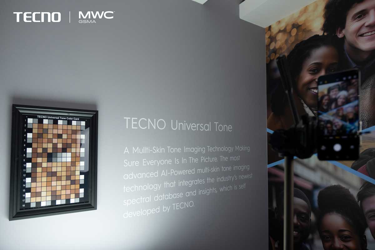 TECNO Unveils its Industry Bench-marking Multi-Skin Tone Color Card at MWC Barcelona