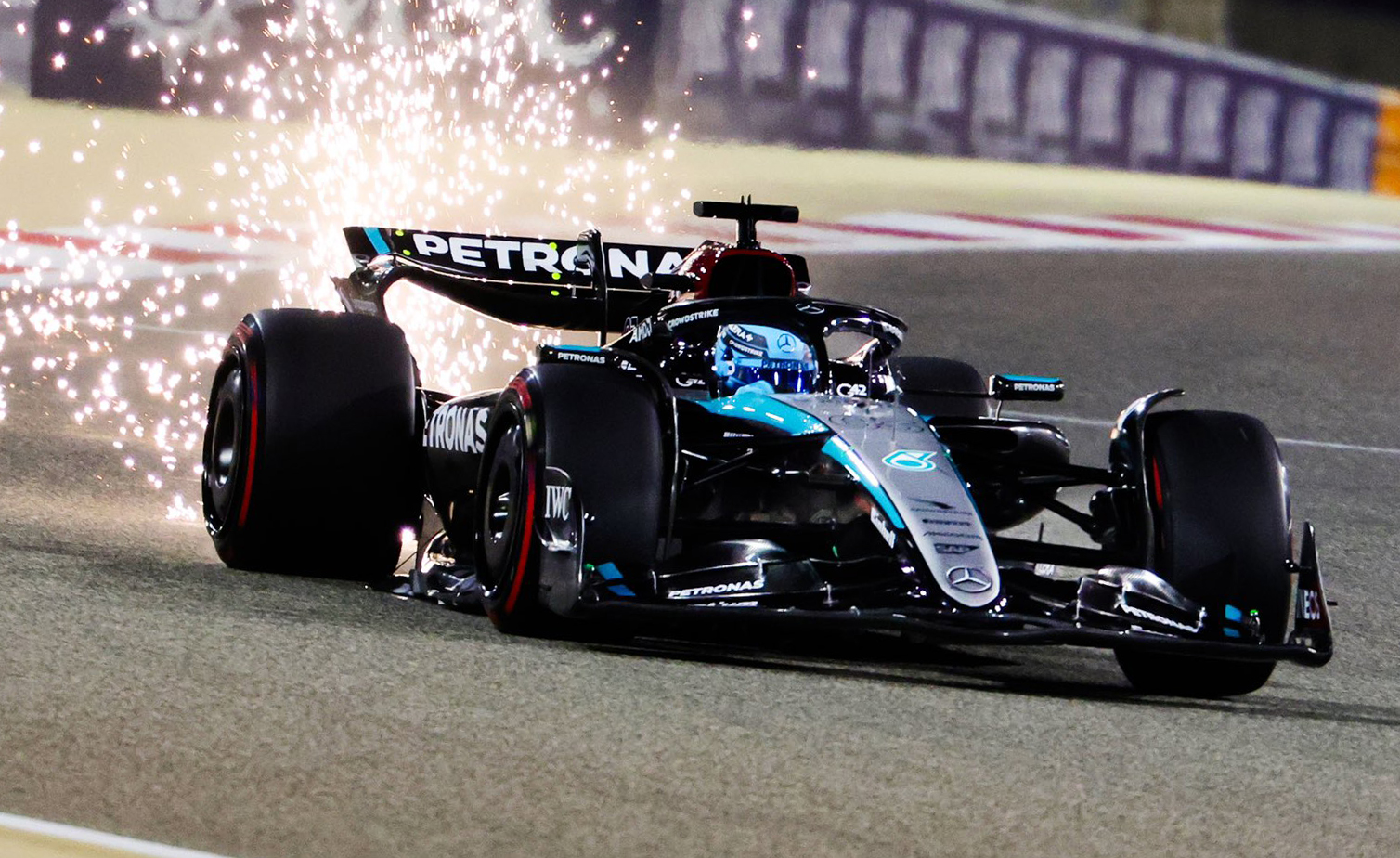 Lewis Hamilton tops second practice at Bahrain Grand Prix