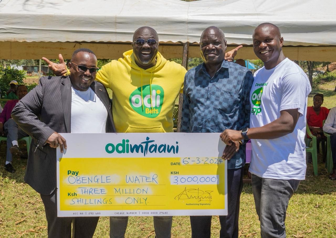 Odibets’ Odi Mtaani Initiative Brings ‘Clean Water’ to Homabay County