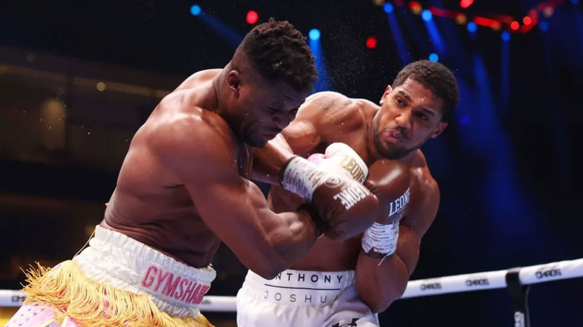 Anthony Joshua vs Francis Ngannou: Briton rediscovers swagger as rival Tyson Fury watches on