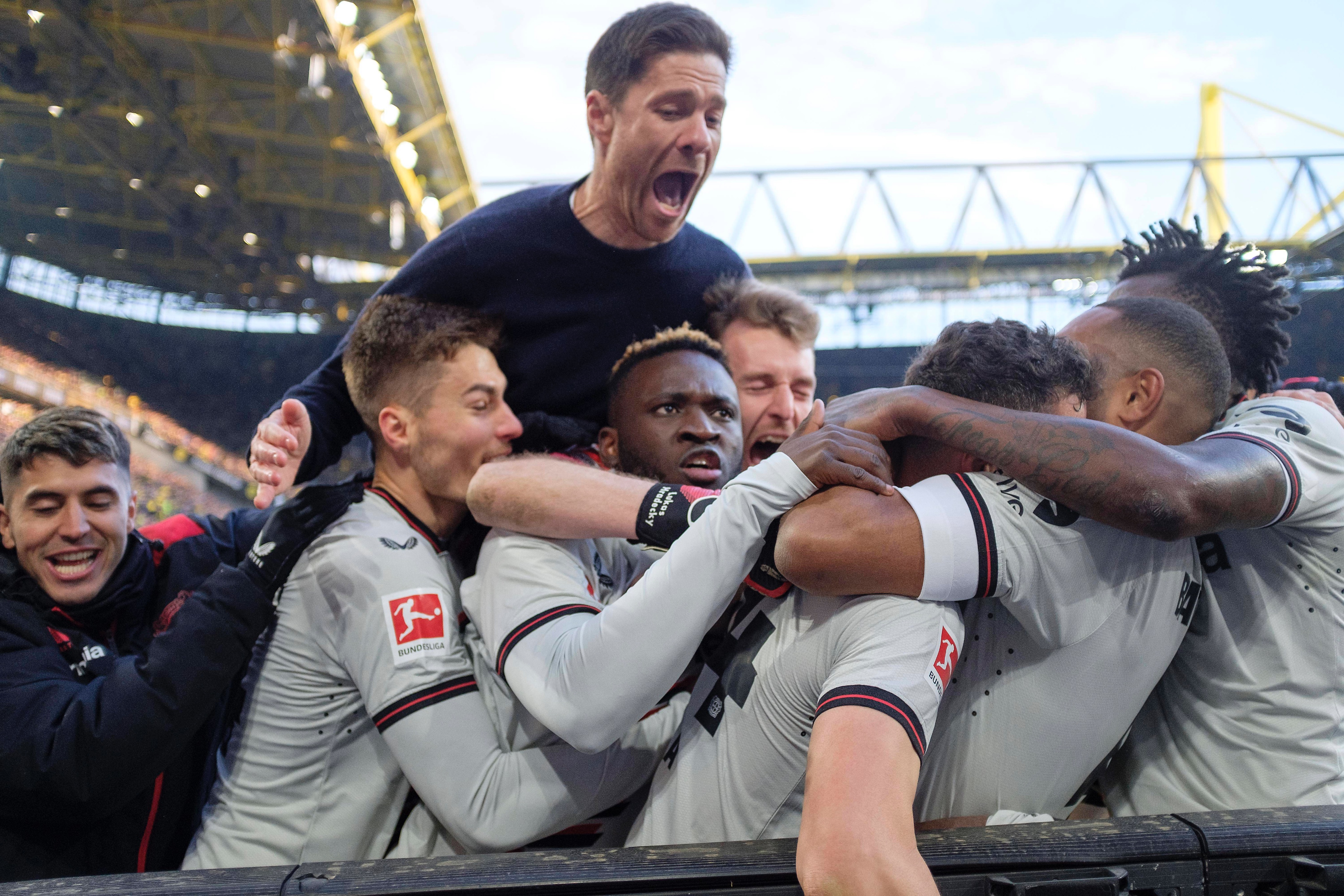 Still unbeaten: Bayer Leverkusen score late goal to keep unbelievable unbeaten run